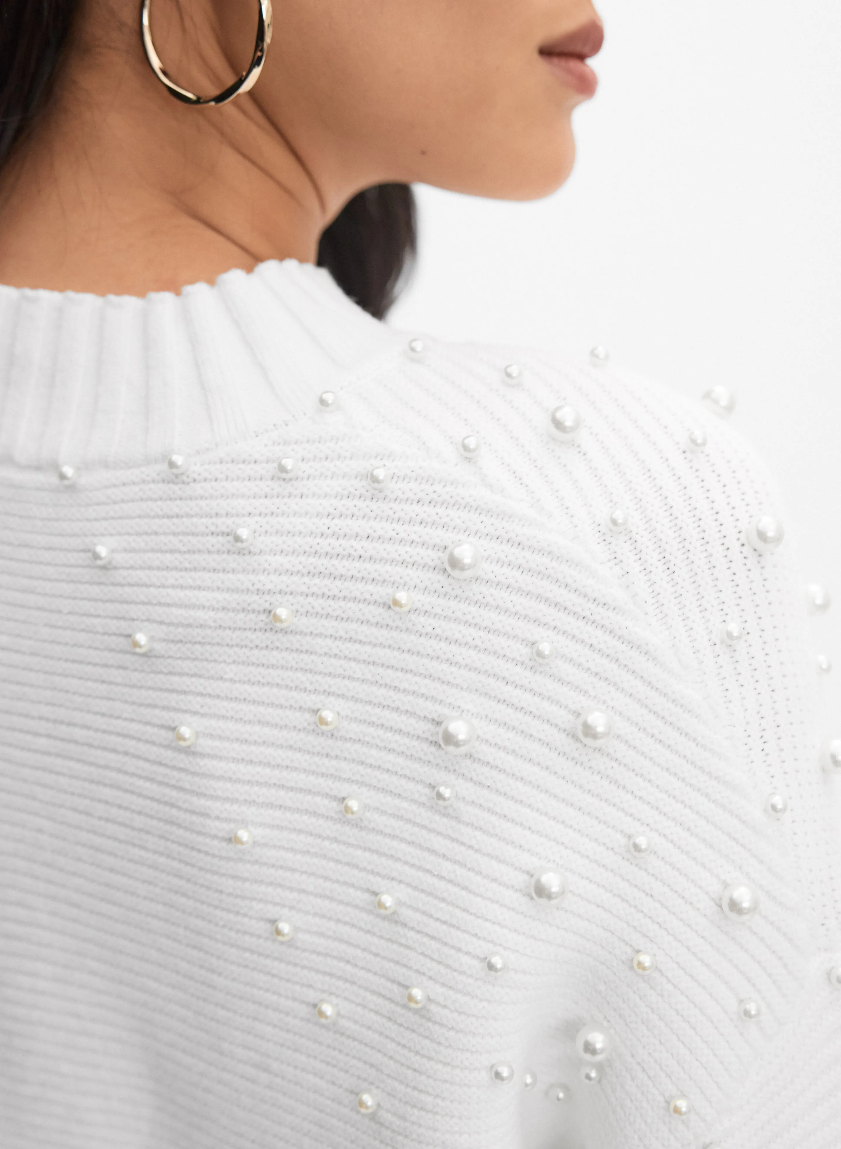 Pearl Embellished Sweater sold by Melanie Lyne product image thumbnail 5
