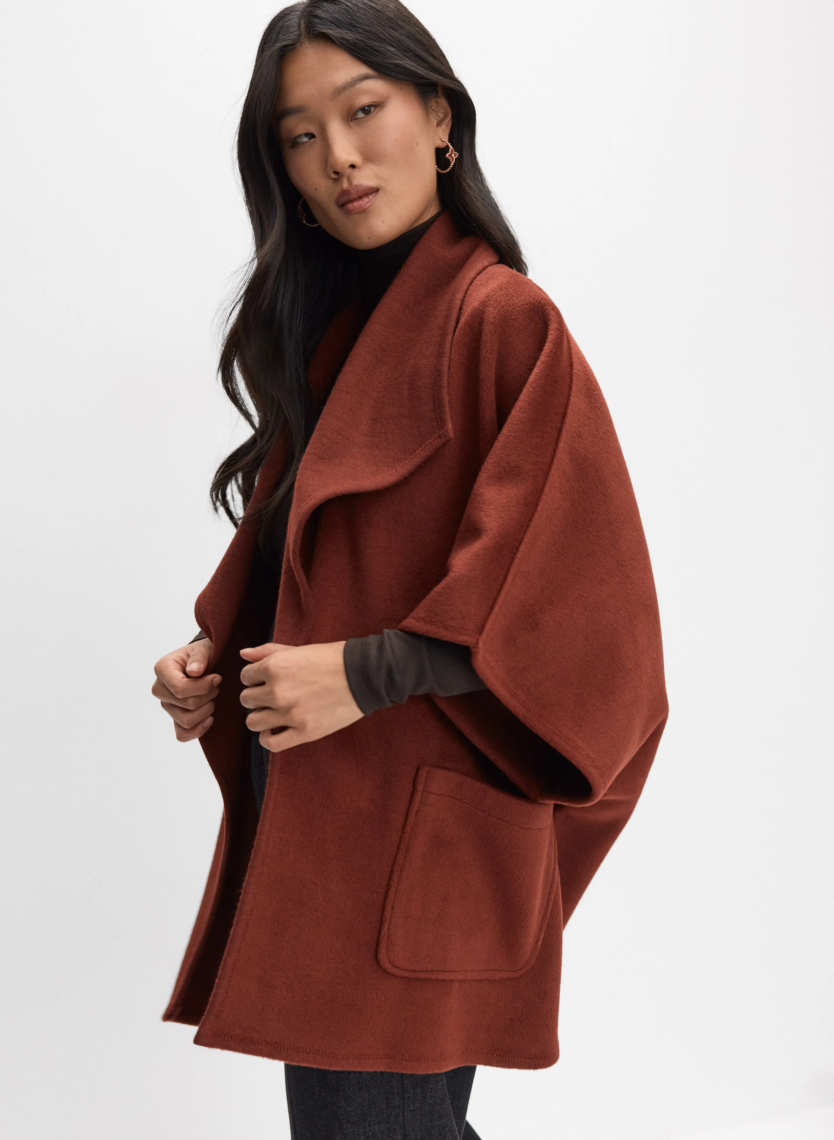 Open Front Poncho sold by Melanie Lyne product image thumbnail 2