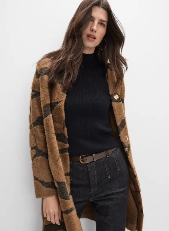 Joseph Ribkoff - Zebra Print Cardigan sold by Melanie Lyne