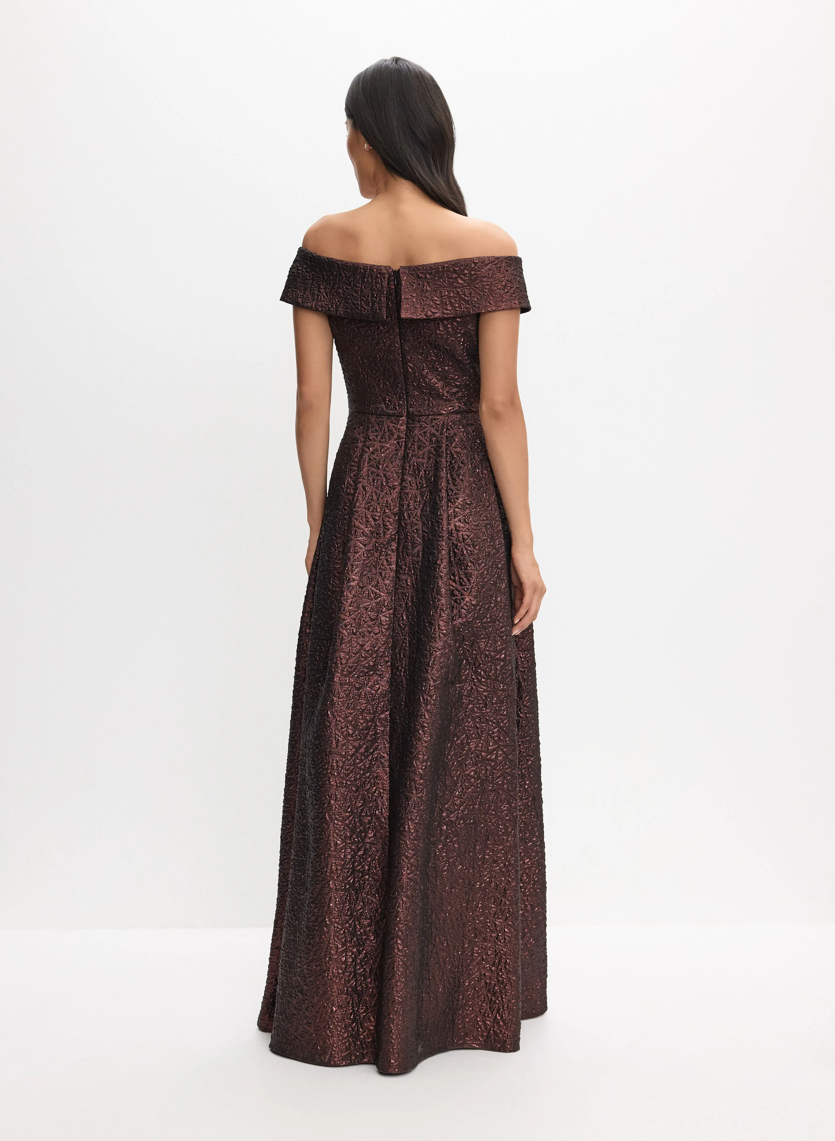 Metallic Jacquard Dress sold by Melanie Lyne product image thumbnail 4