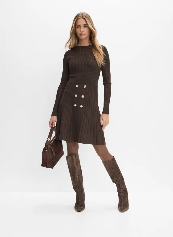 Pointelle Detail Sweater Dress sold by Melanie Lyne