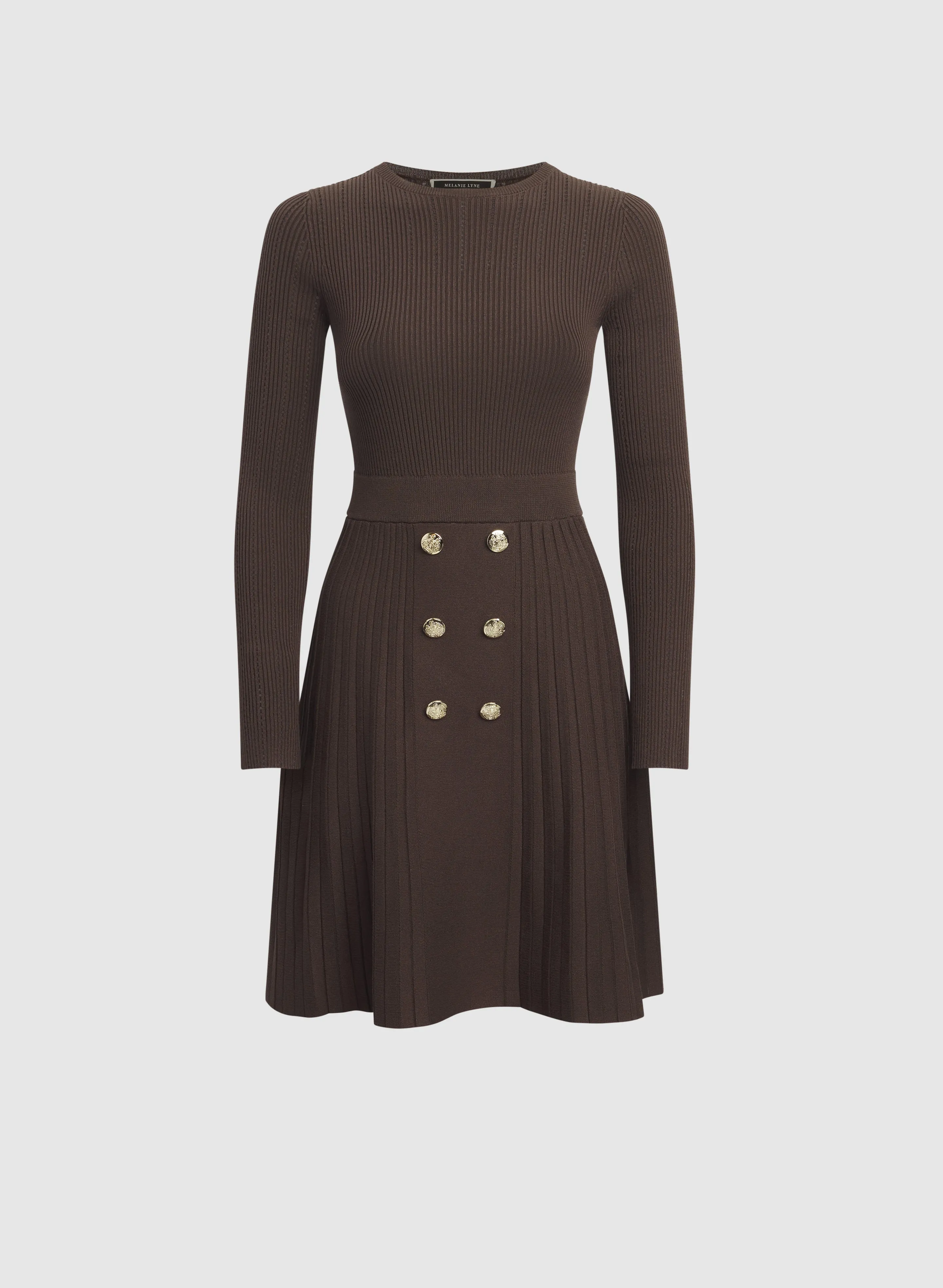 Pointelle Detail Sweater Dress sold by Melanie Lyne product image thumbnail 5