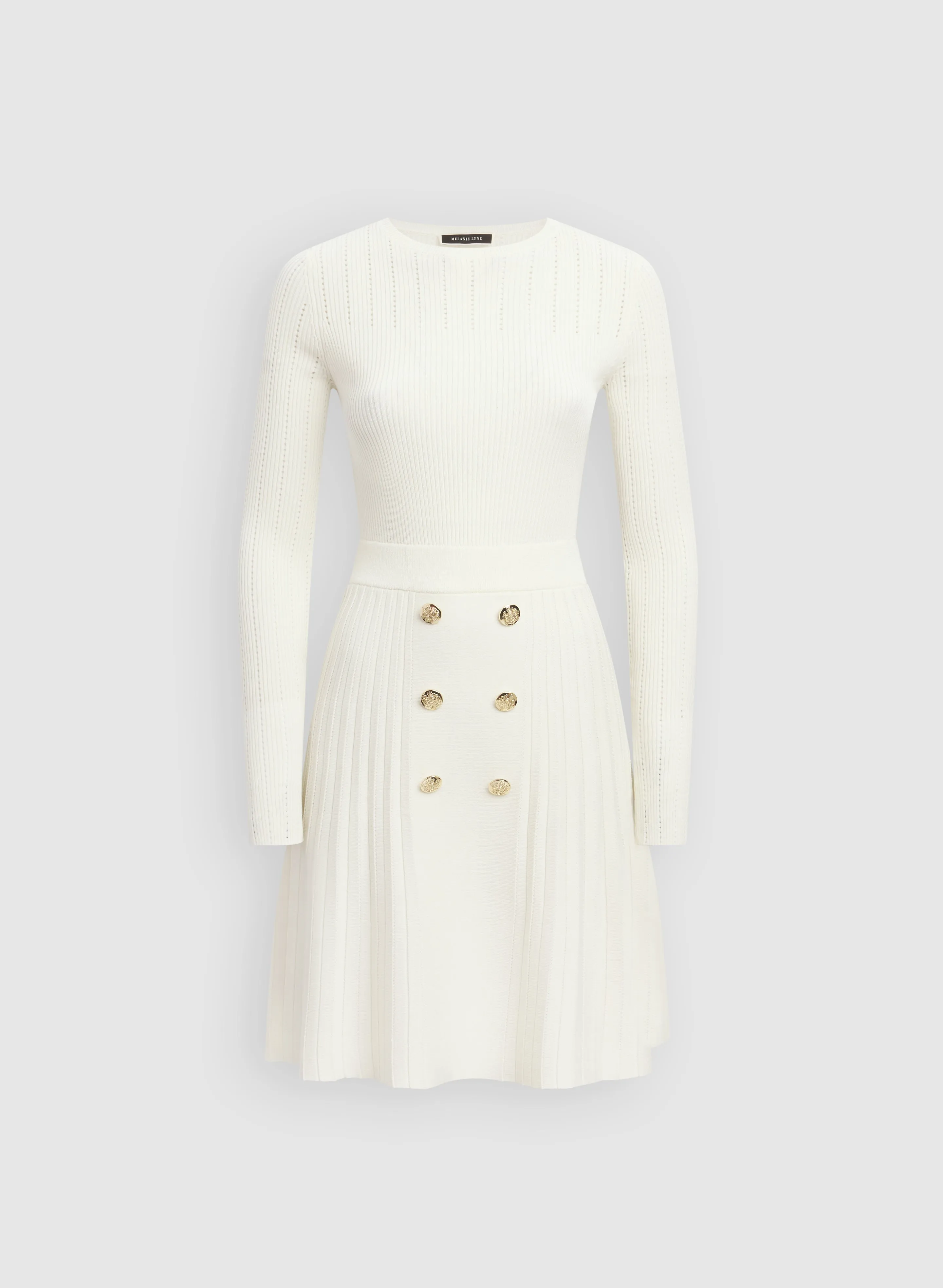 Pointelle Detail Sweater Dress sold by Melanie Lyne product image thumbnail 5