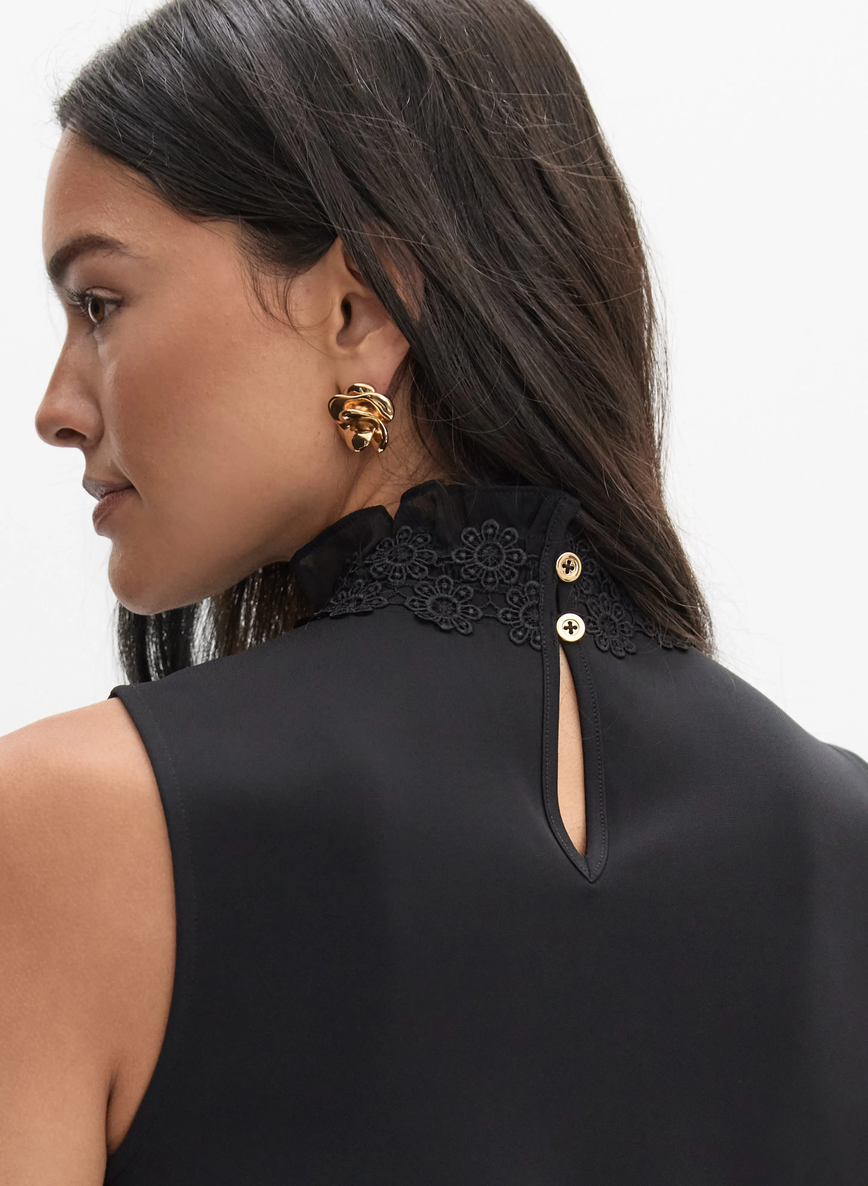 Scalloped Lace Collar Blouse sold by Melanie Lyne product image thumbnail 4