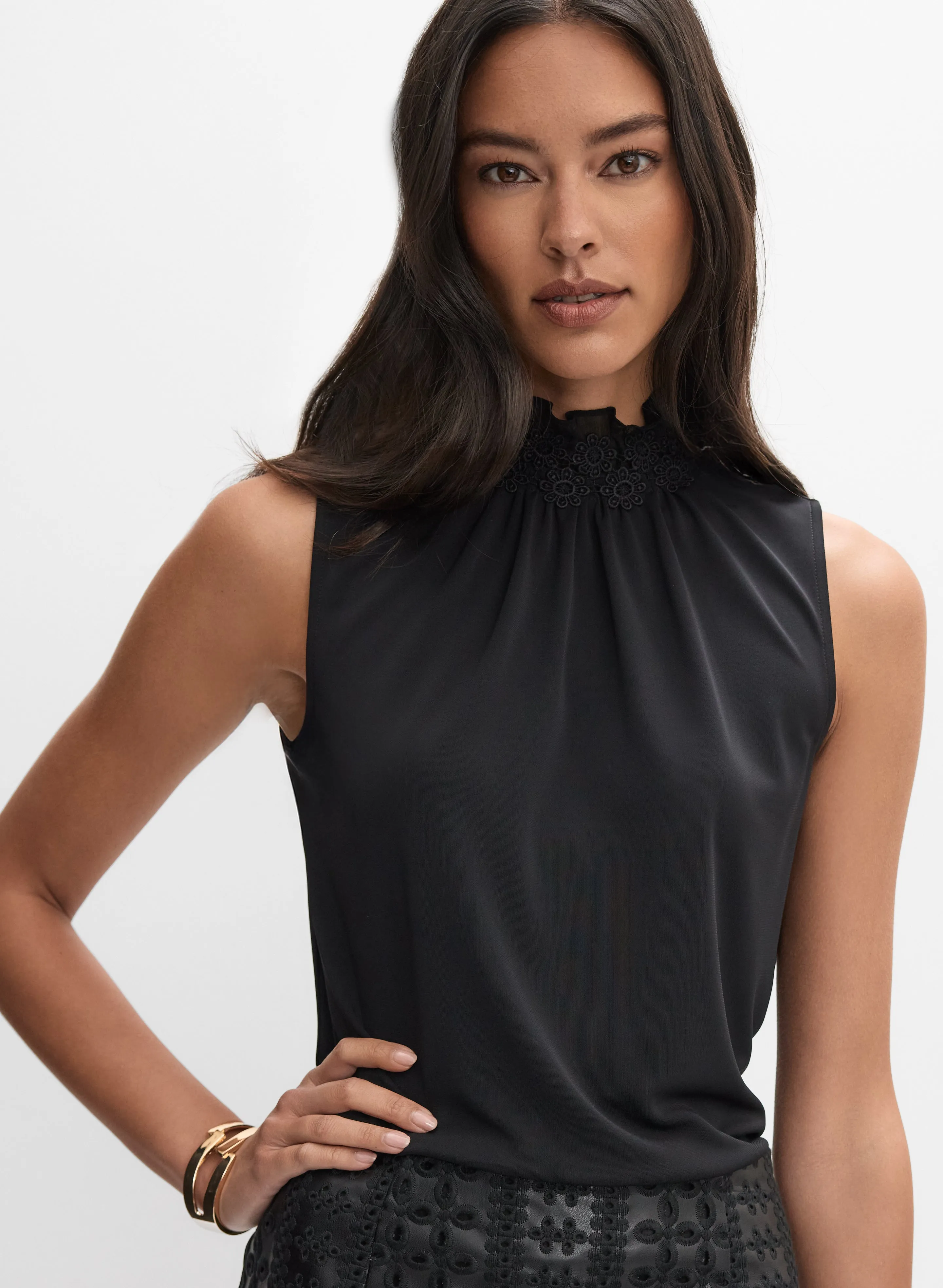 Scalloped Lace Collar Blouse sold by Melanie Lyne