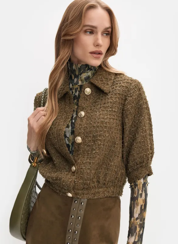 Short Boucle Jacket sold by Melanie Lyne