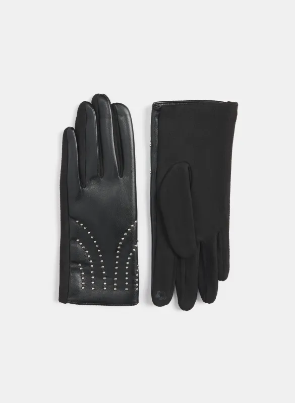 Studded Vegan Leather Gloves sold by Melanie Lyne