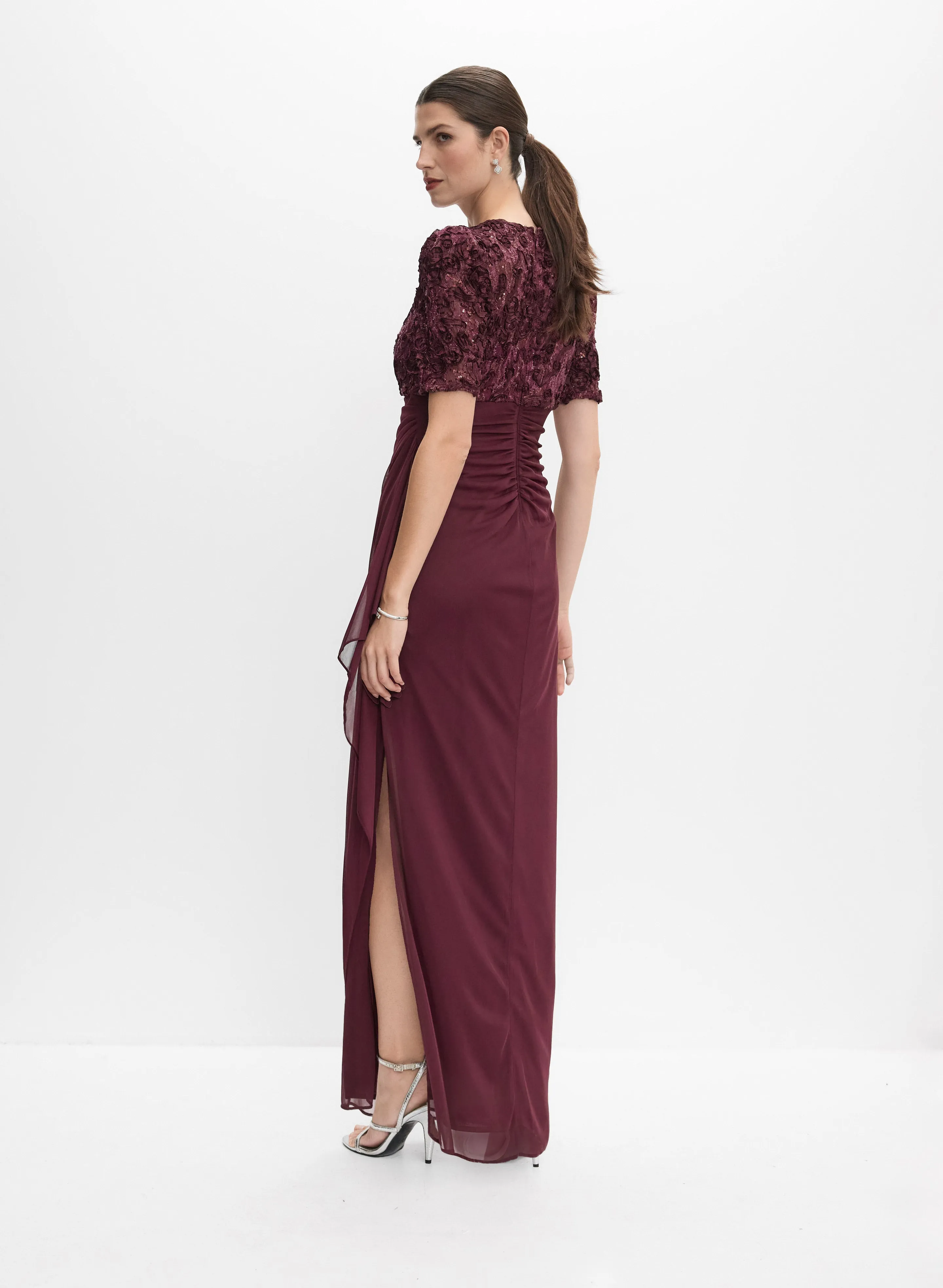 Alex Evenings - Embellished Soutache Embroidered Dress sold by Melanie Lyne product image thumbnail 4