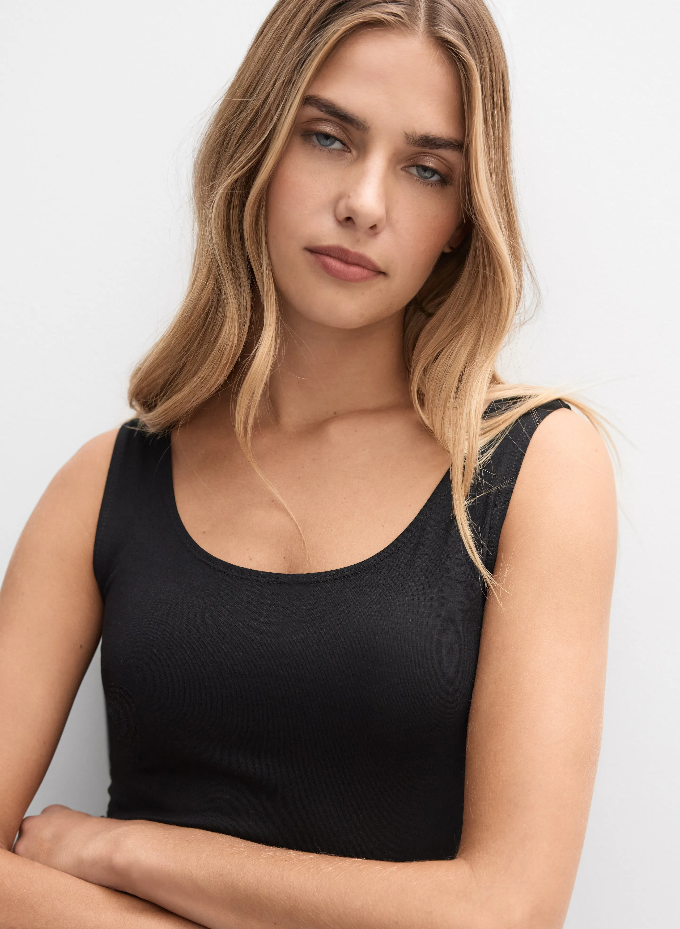 Scoop Neck Tank Top sold by Melanie Lyne product image thumbnail 5