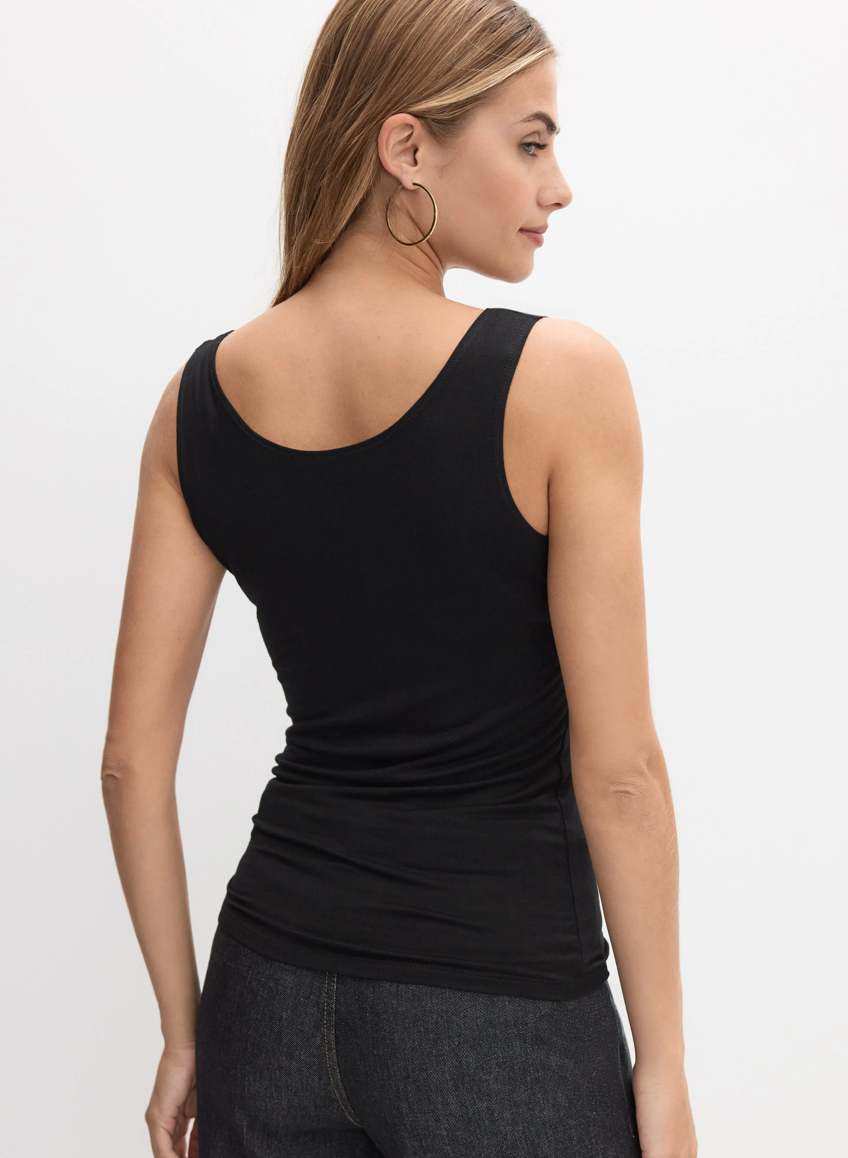 Scoop Neck Tank Top sold by Melanie Lyne product image thumbnail 3