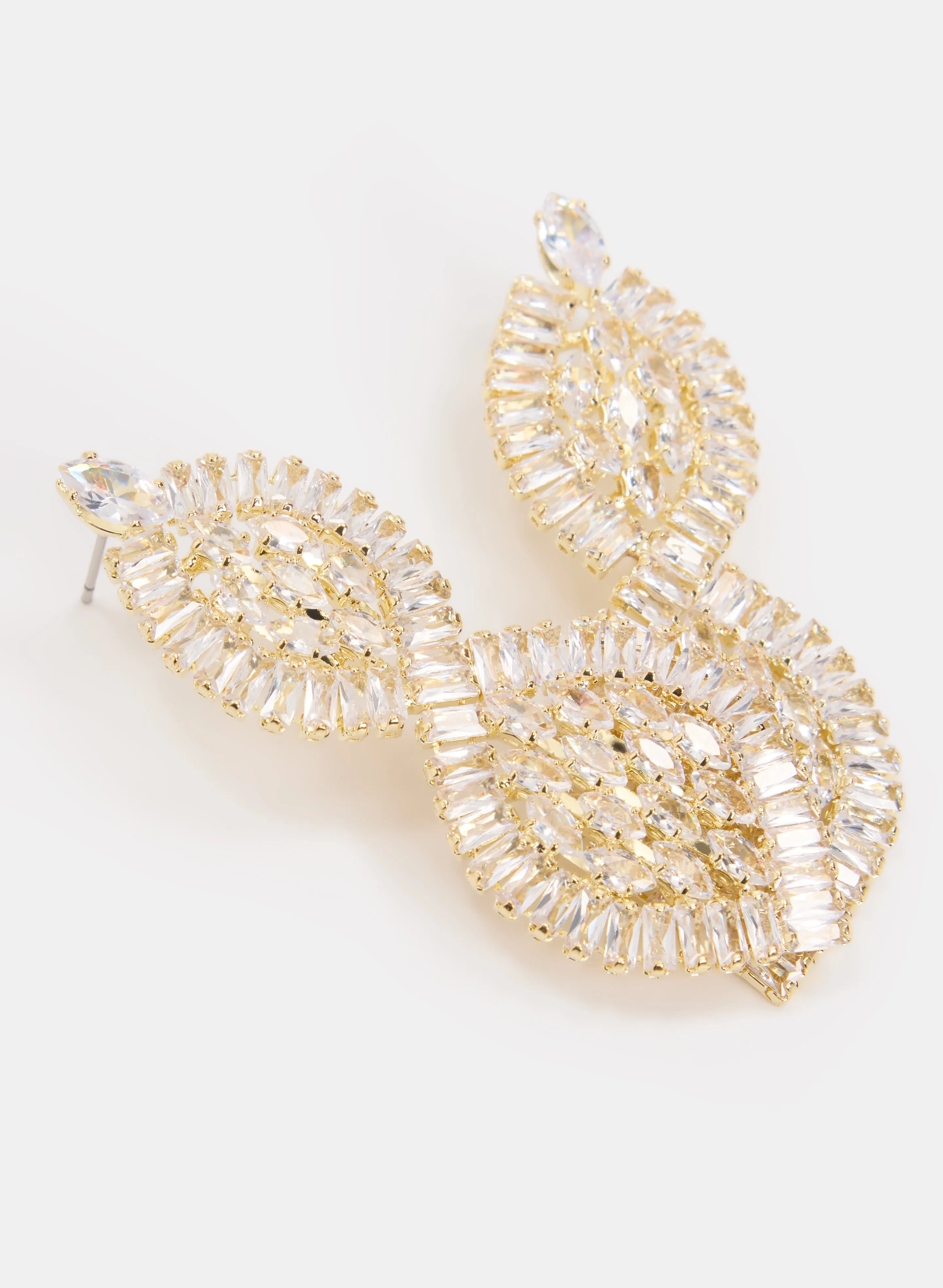 Baguette Chandelier Earrings sold by Melanie Lyne product image thumbnail 2