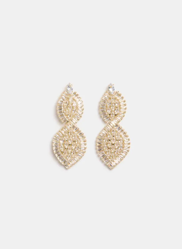Baguette Chandelier Earrings sold by Melanie Lyne