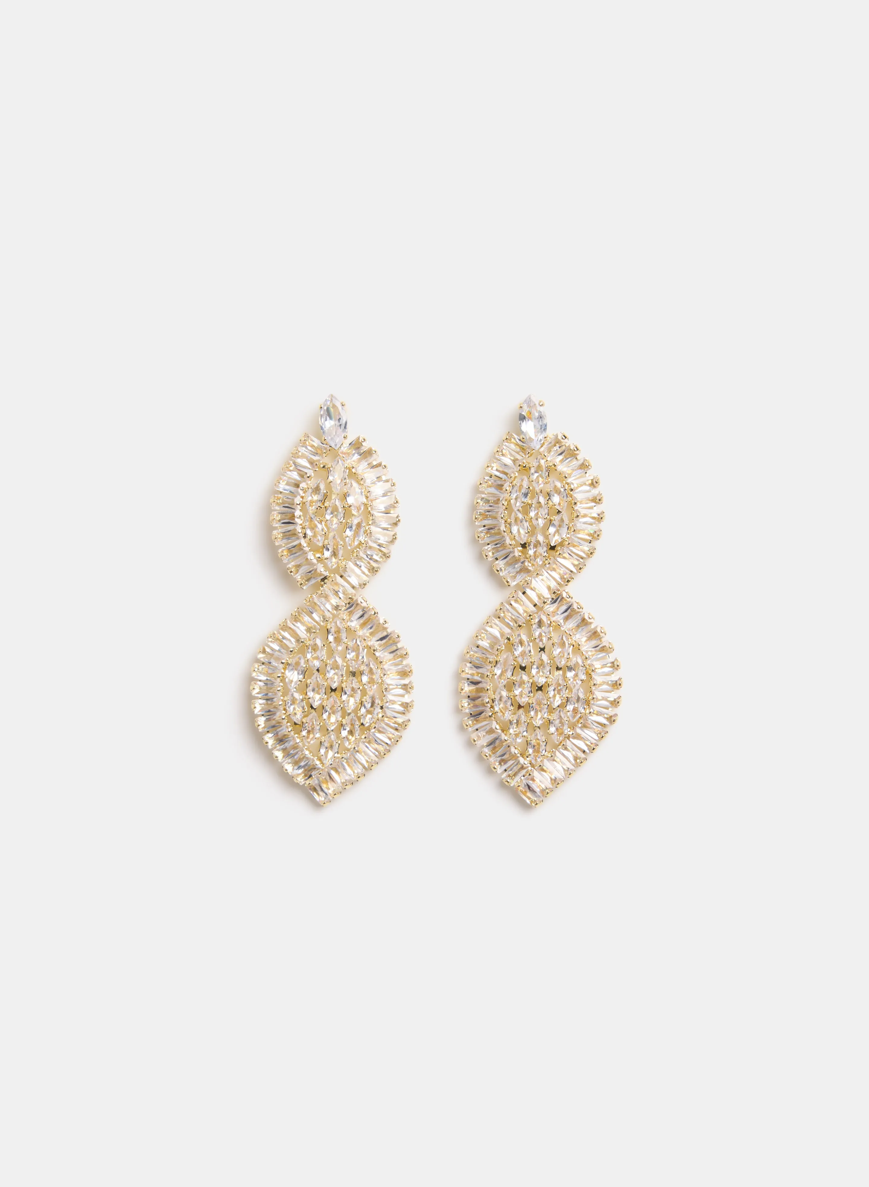 Baguette Chandelier Earrings sold by Melanie Lyne