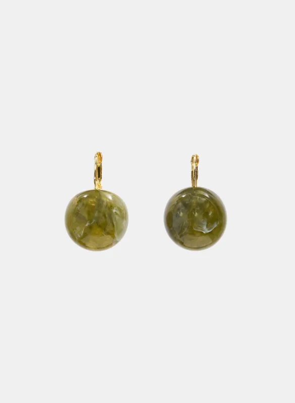 Marbled Half-Sphere Earrings sold by Melanie Lyne
