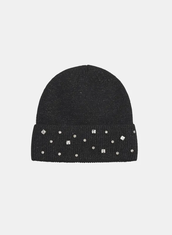 Embellished Glitter Knit Tuque sold by Melanie Lyne