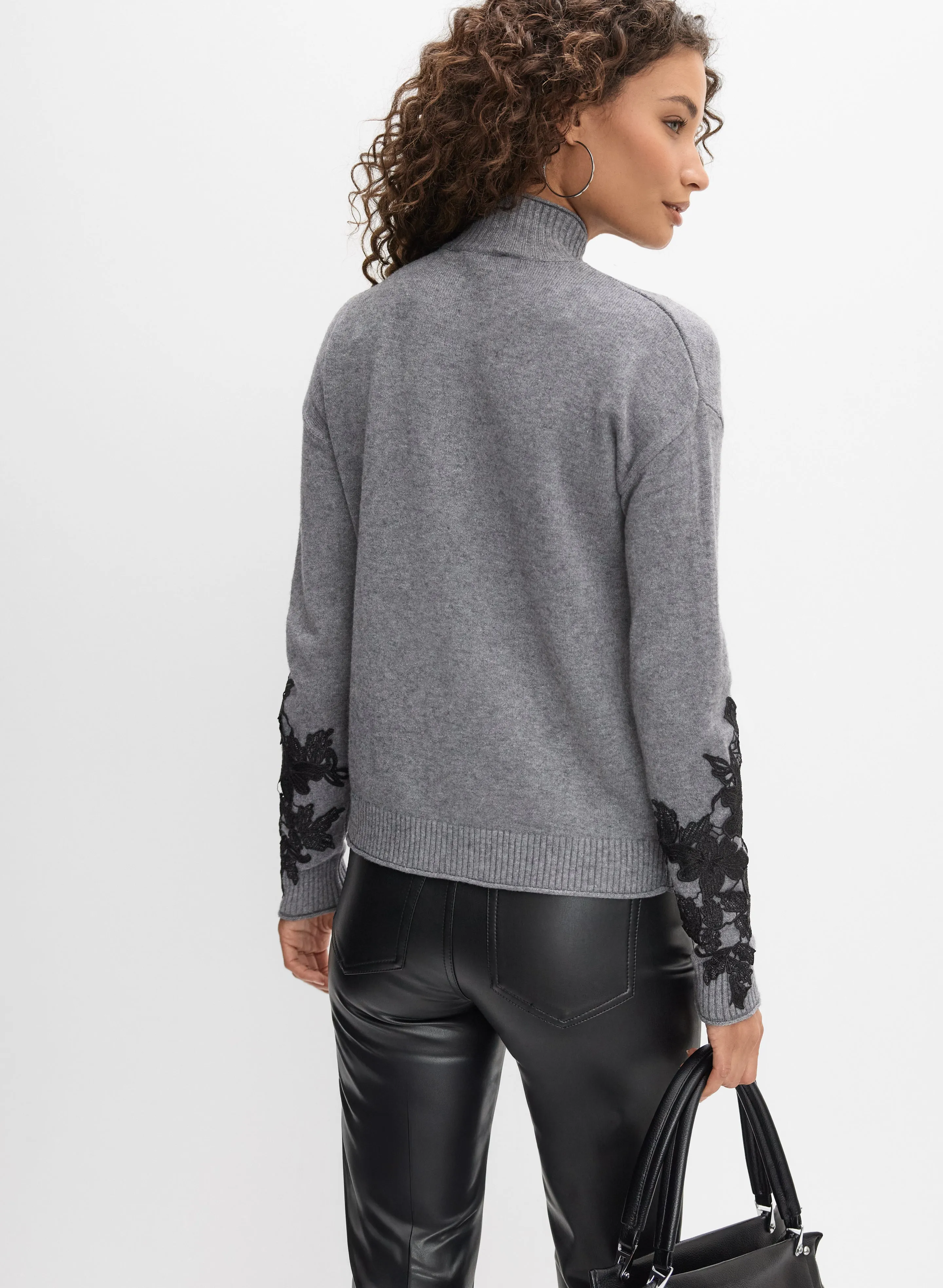 Lace Applique Sweater sold by Melanie Lyne product image thumbnail 4