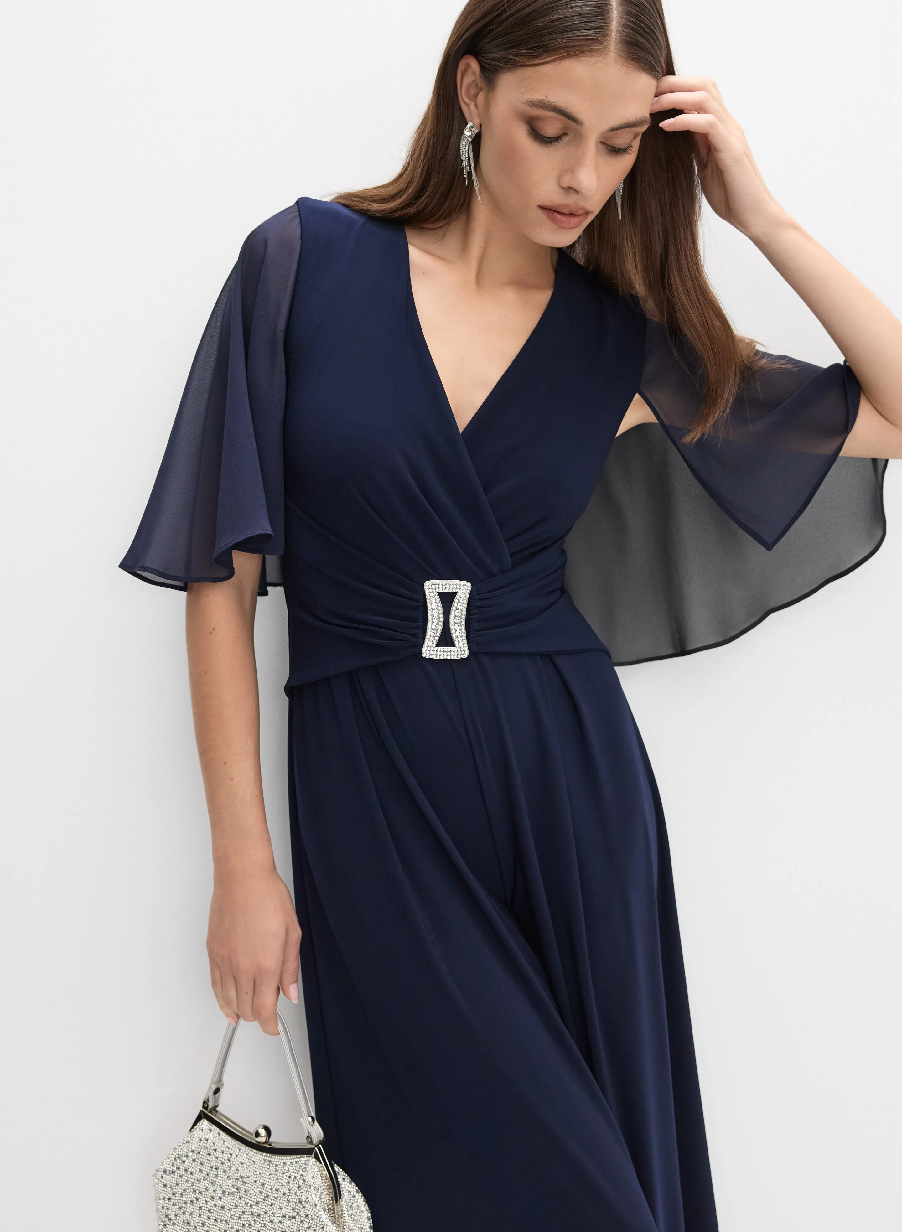 Joseph Ribkoff - Wide-Leg Jumpsuit sold by Melanie Lyne product image thumbnail 4