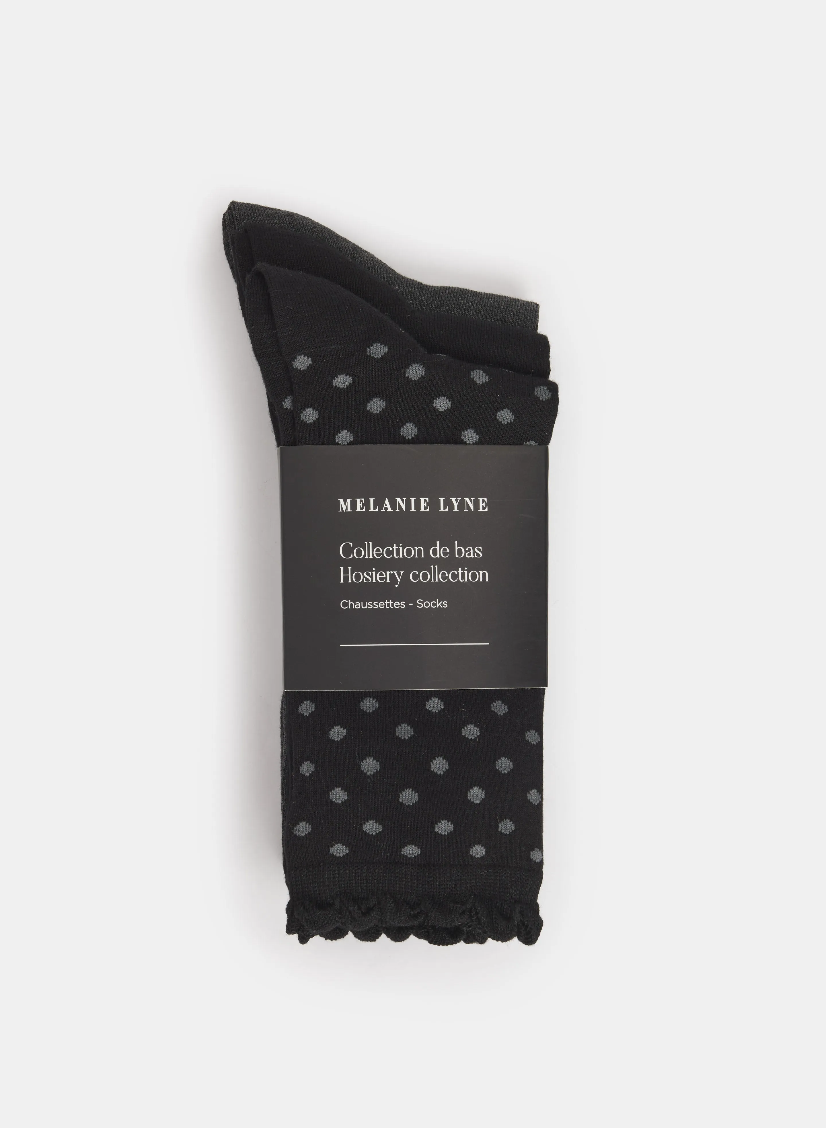 Scalloped Polka Dot Socks Set sold by Melanie Lyne product image thumbnail 3