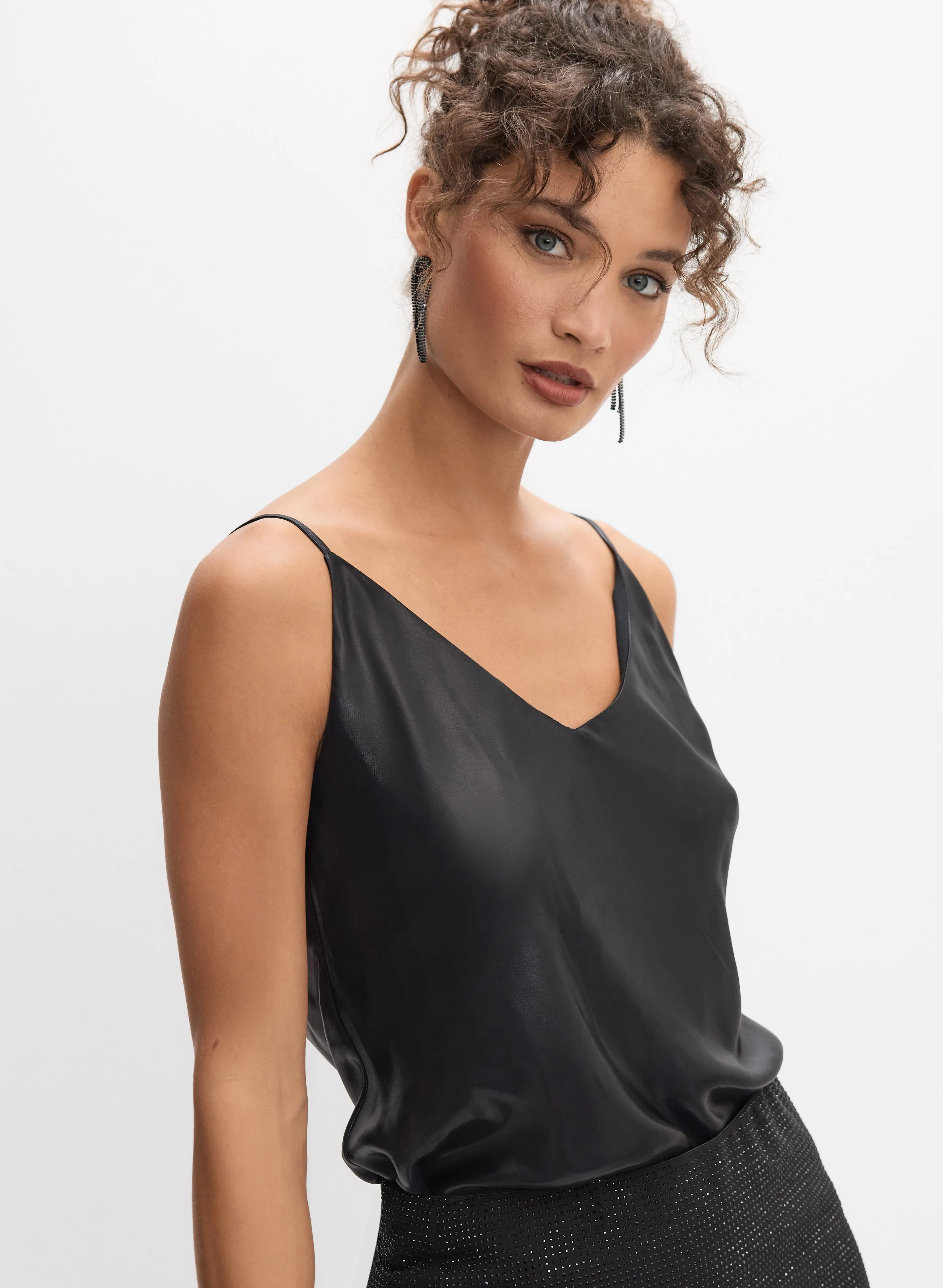 Metallic Lamé Tank Top sold by Melanie Lyne