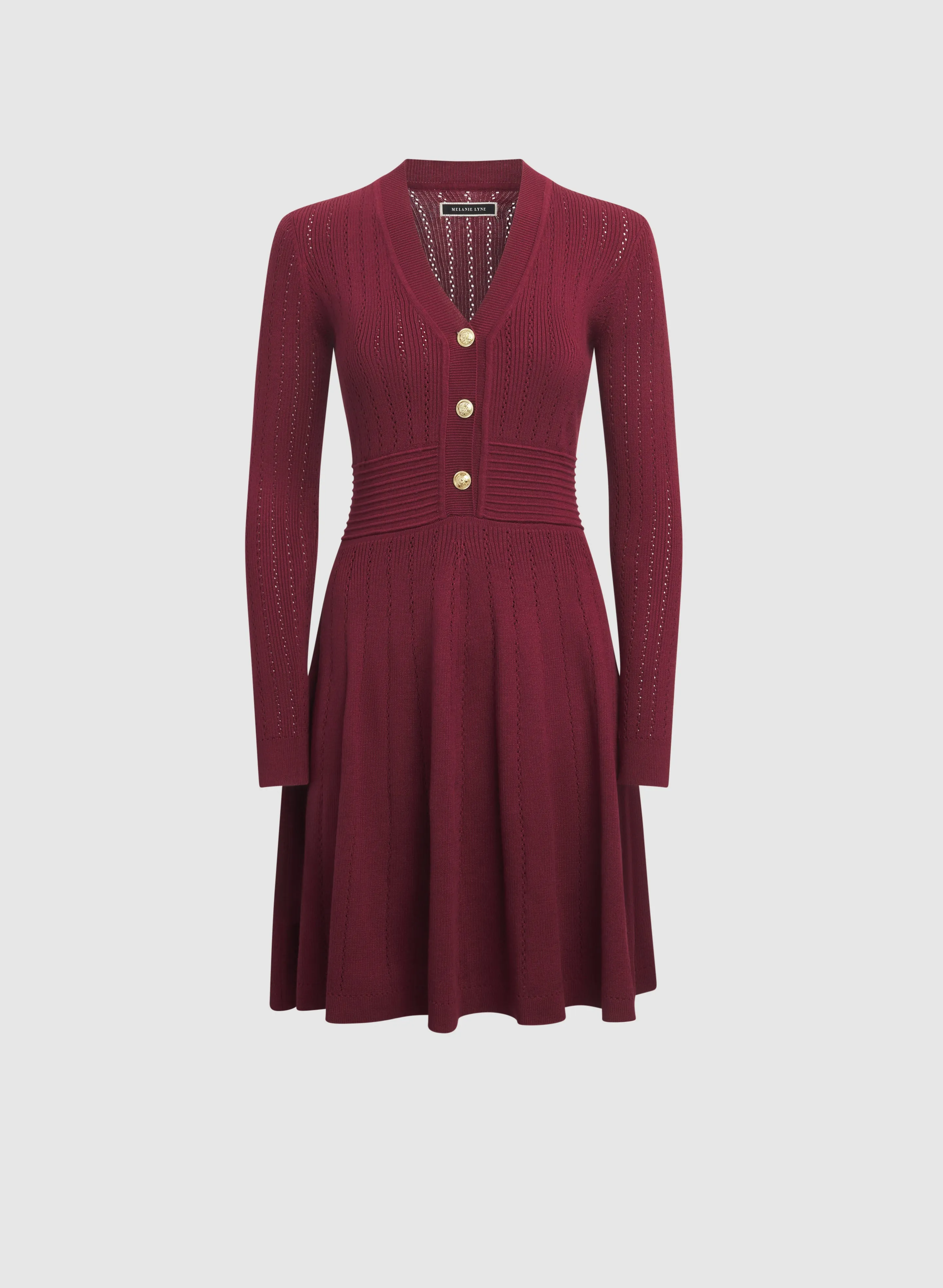 Mixed Knit Sweater Dress sold by Melanie Lyne product image thumbnail 5