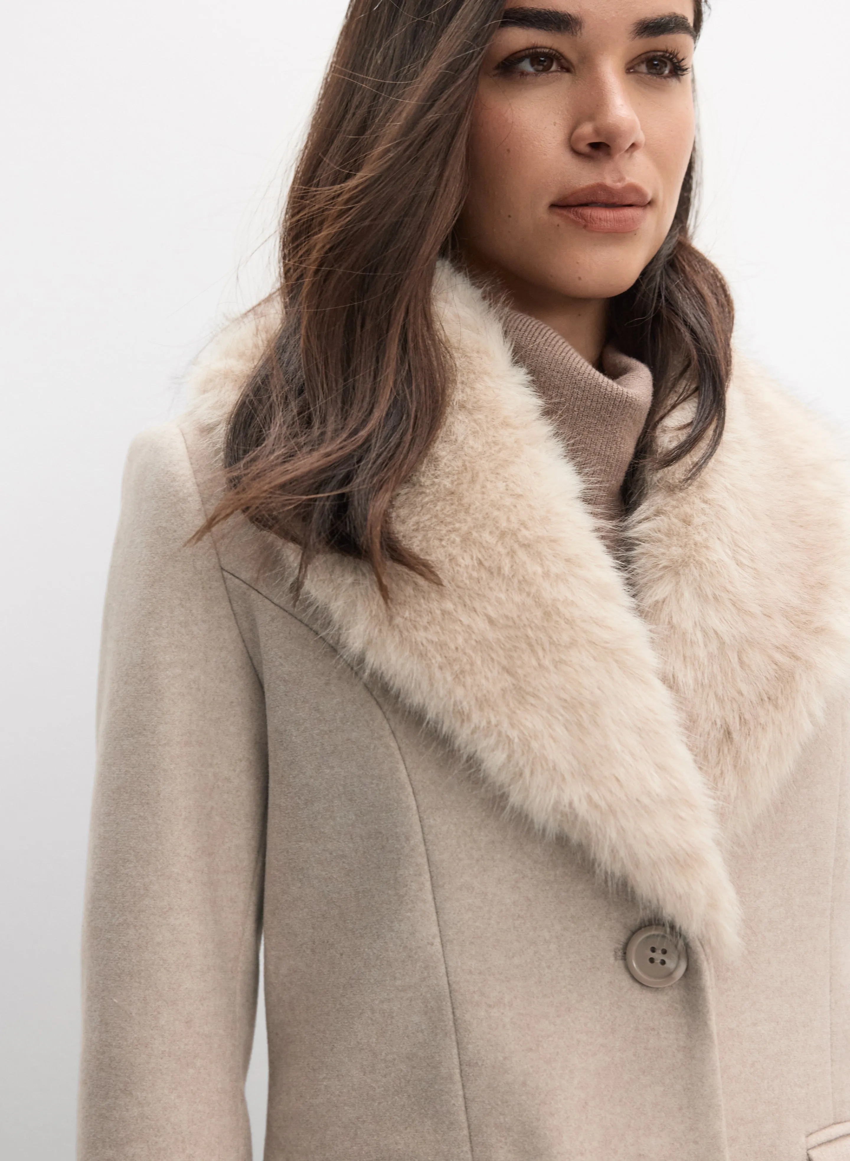 Stretch Wool-Blend Coat sold by Melanie Lyne product image thumbnail 3