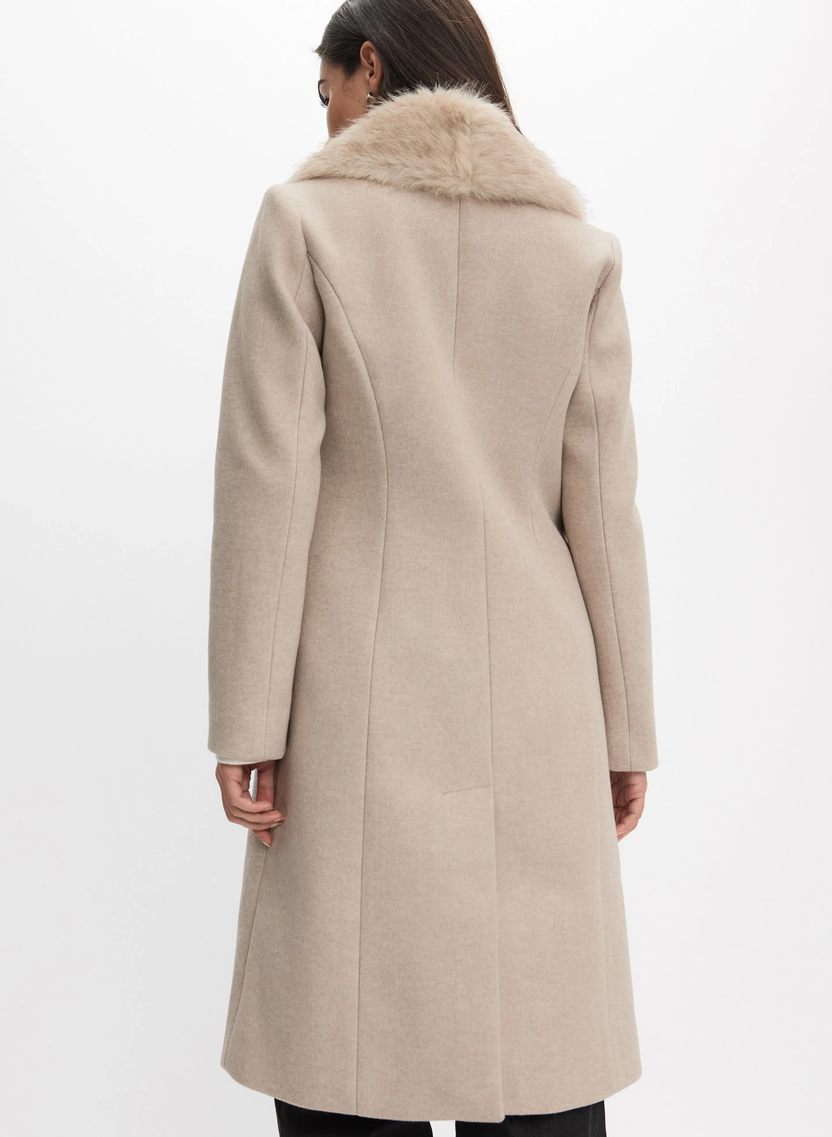 Stretch Wool-Blend Coat sold by Melanie Lyne product image thumbnail 4