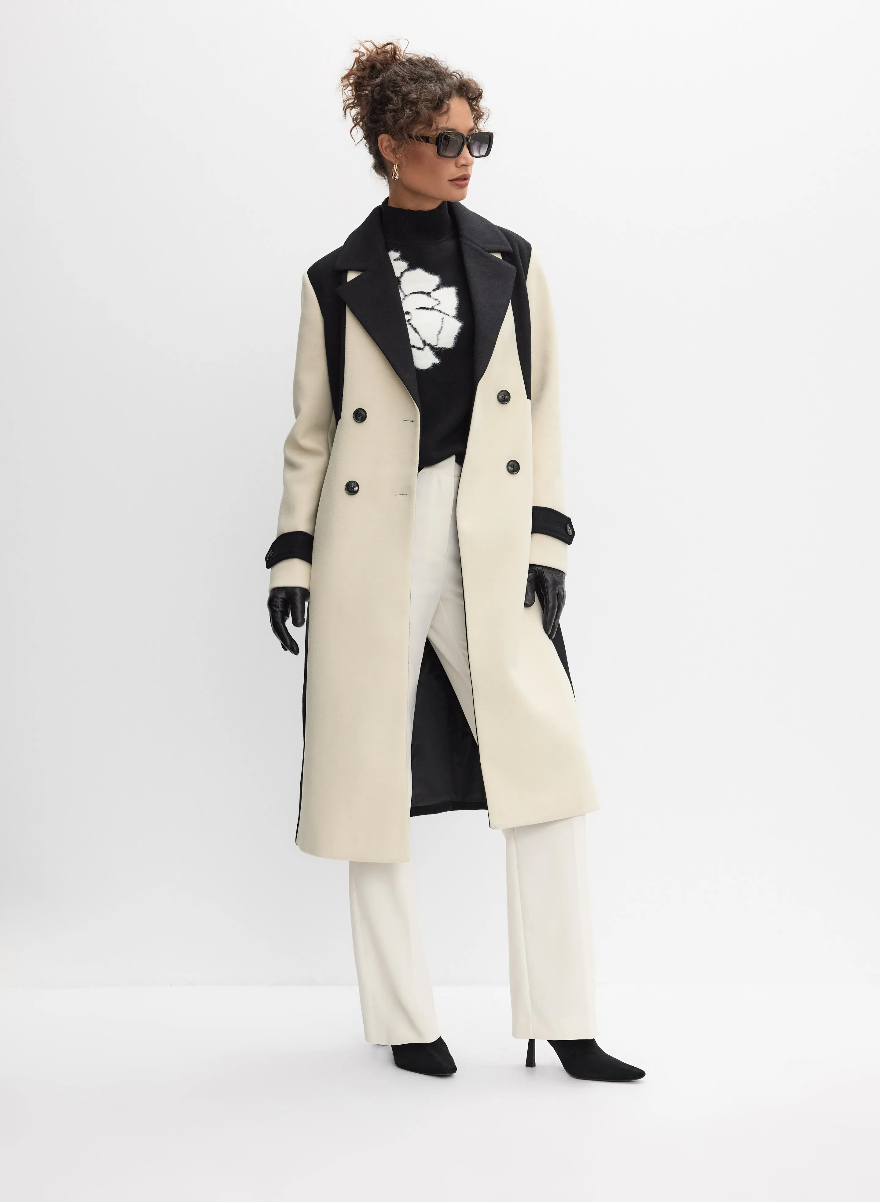 Bernardo - Colour Block Coat sold by Melanie Lyne product image thumbnail 2