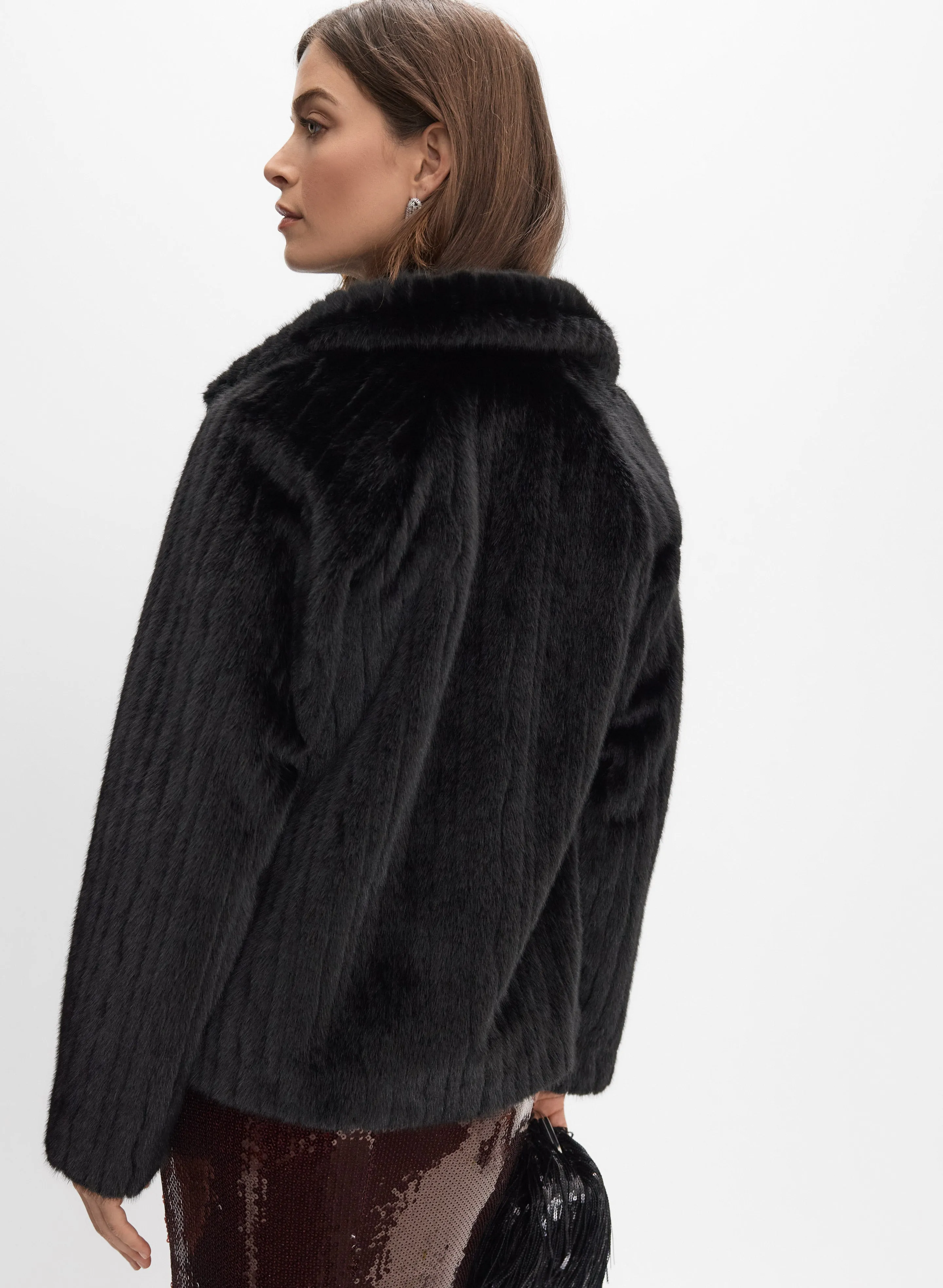Faux Fur Jacket sold by Melanie Lyne product image thumbnail 3