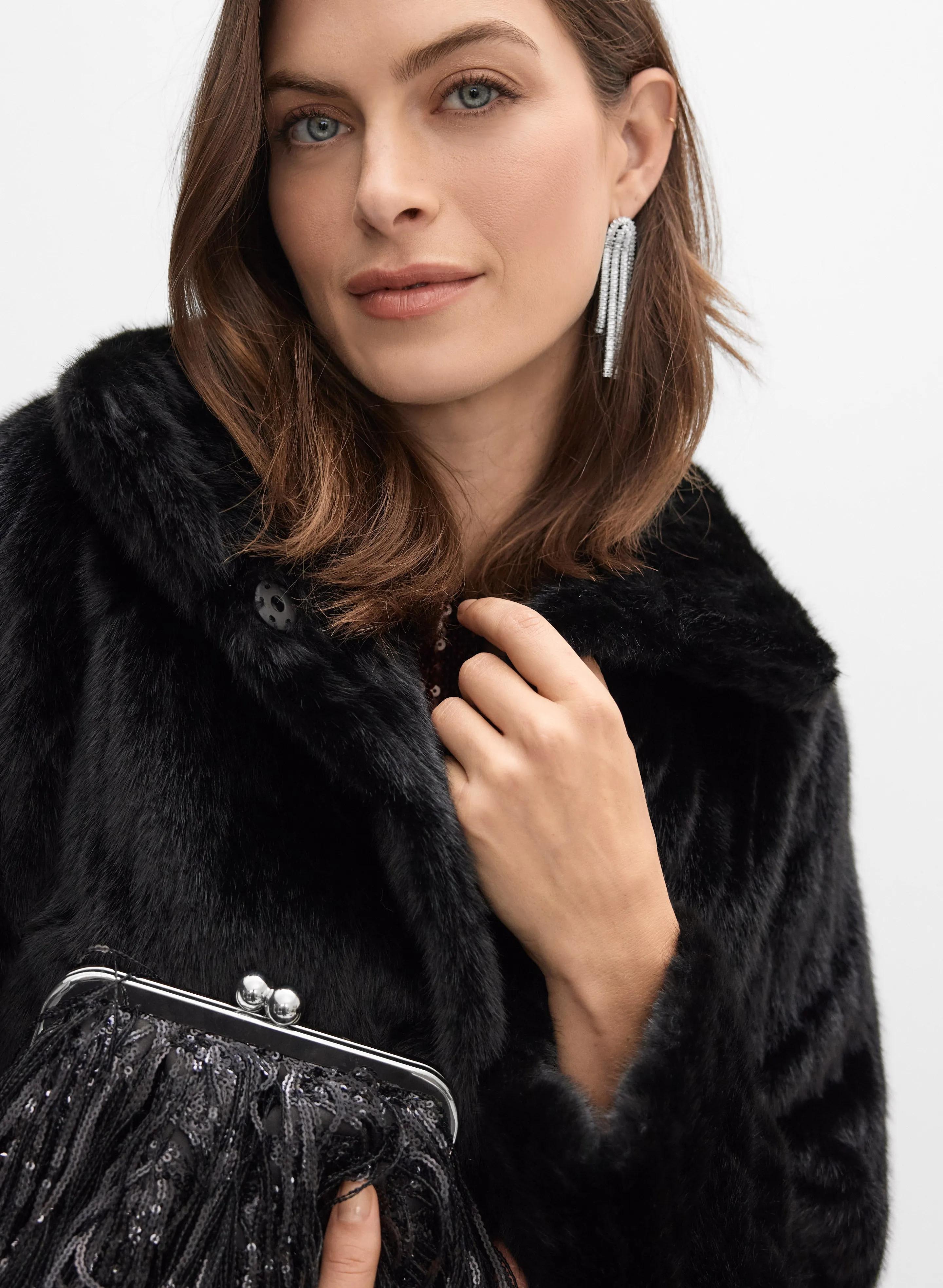 Faux Fur Jacket sold by Melanie Lyne product image thumbnail 5