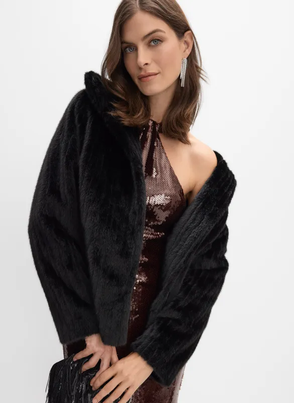 Faux Fur Jacket sold by Melanie Lyne