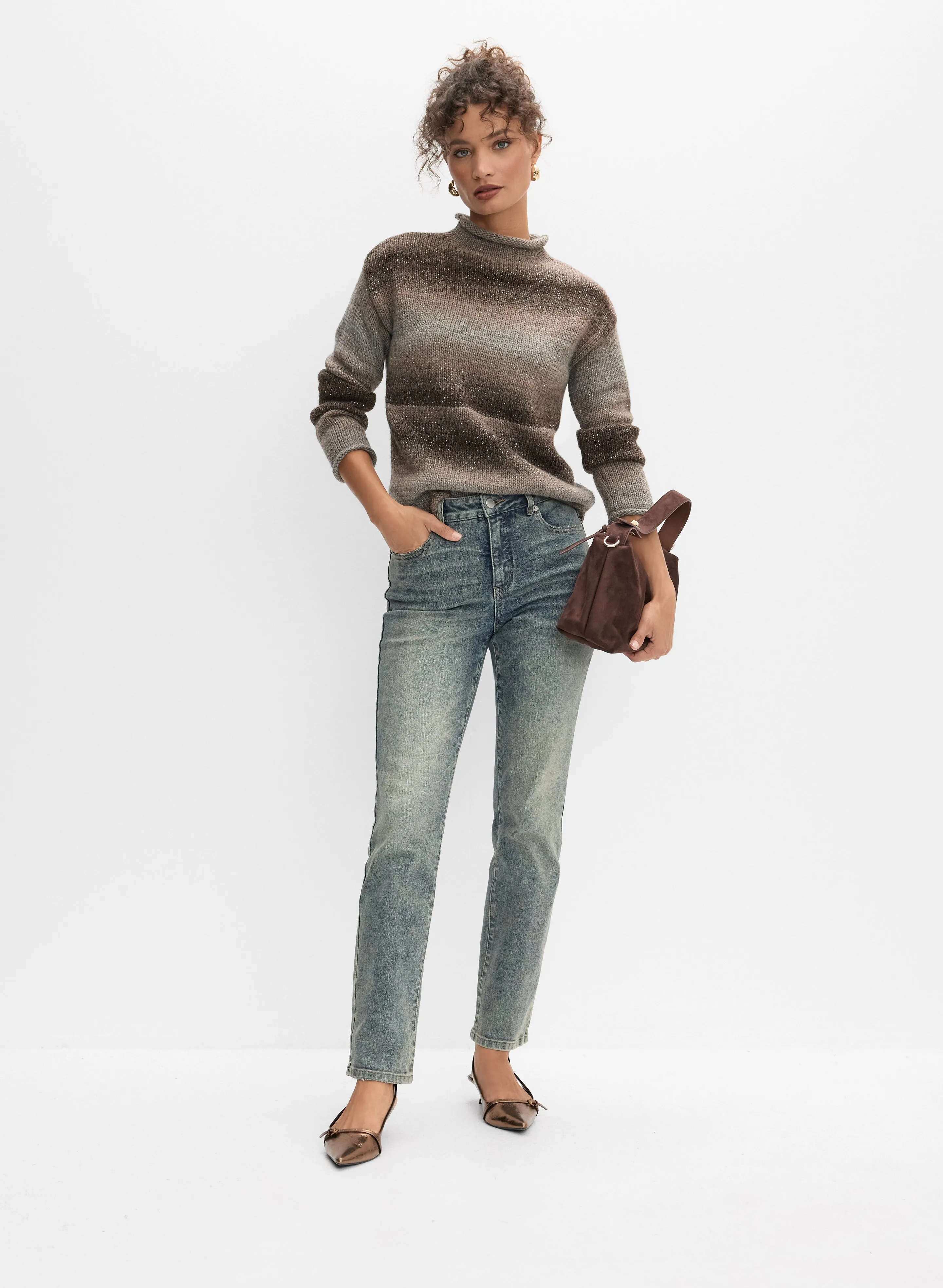 Ombre Stripe Sweater sold by Melanie Lyne product image thumbnail 3