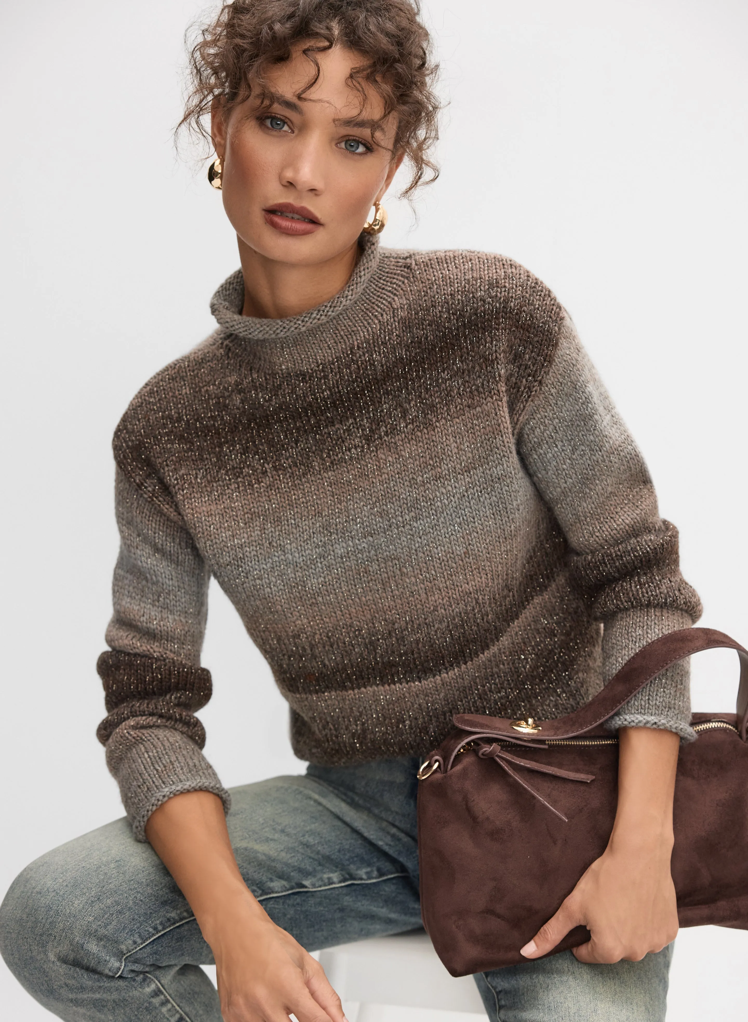 Ombre Stripe Sweater sold by Melanie Lyne product image thumbnail 5