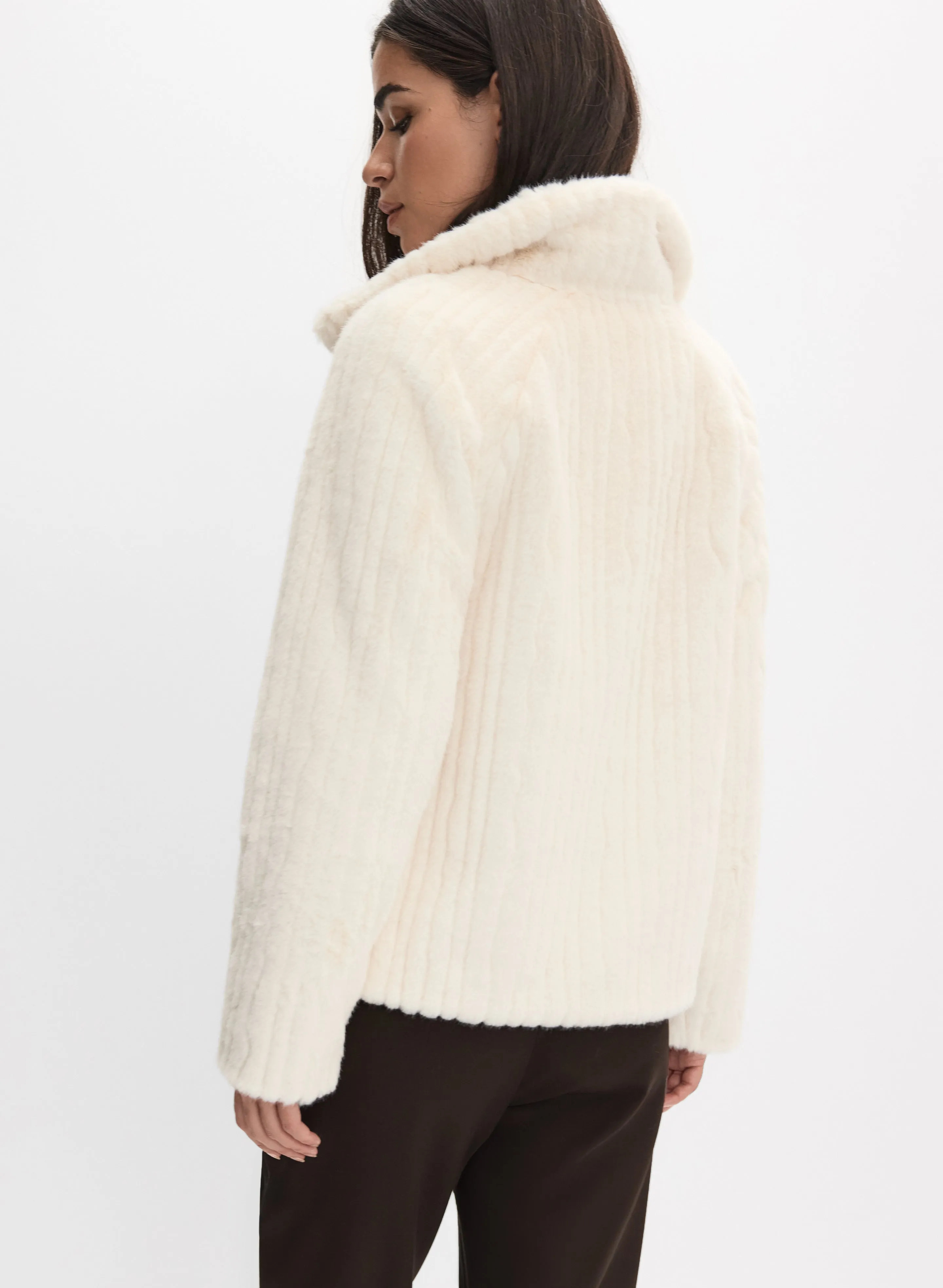 Faux Fur Jacket sold by Melanie Lyne product image thumbnail 4