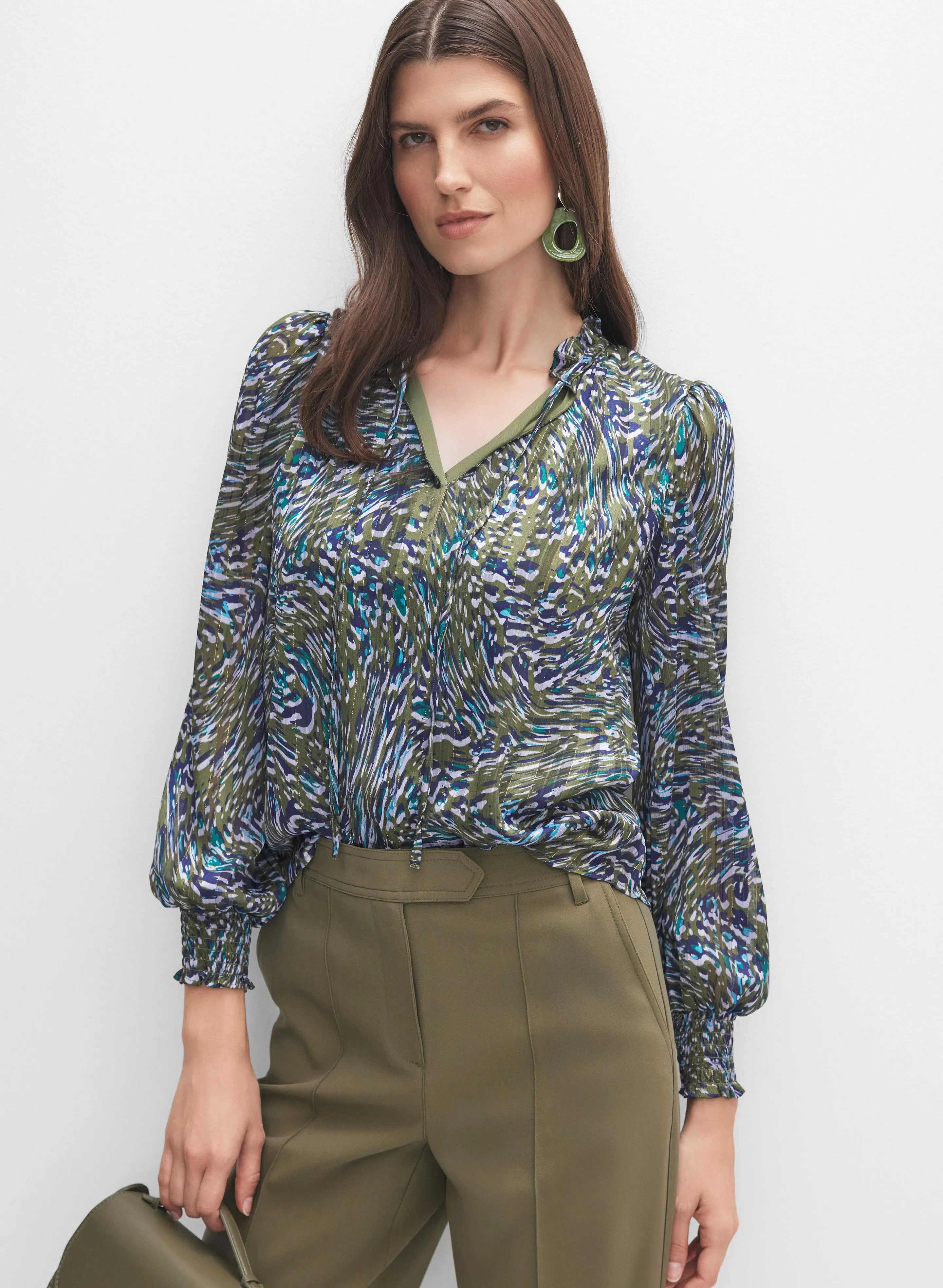 Abstract Chiffon Blouse sold by Melanie Lyne