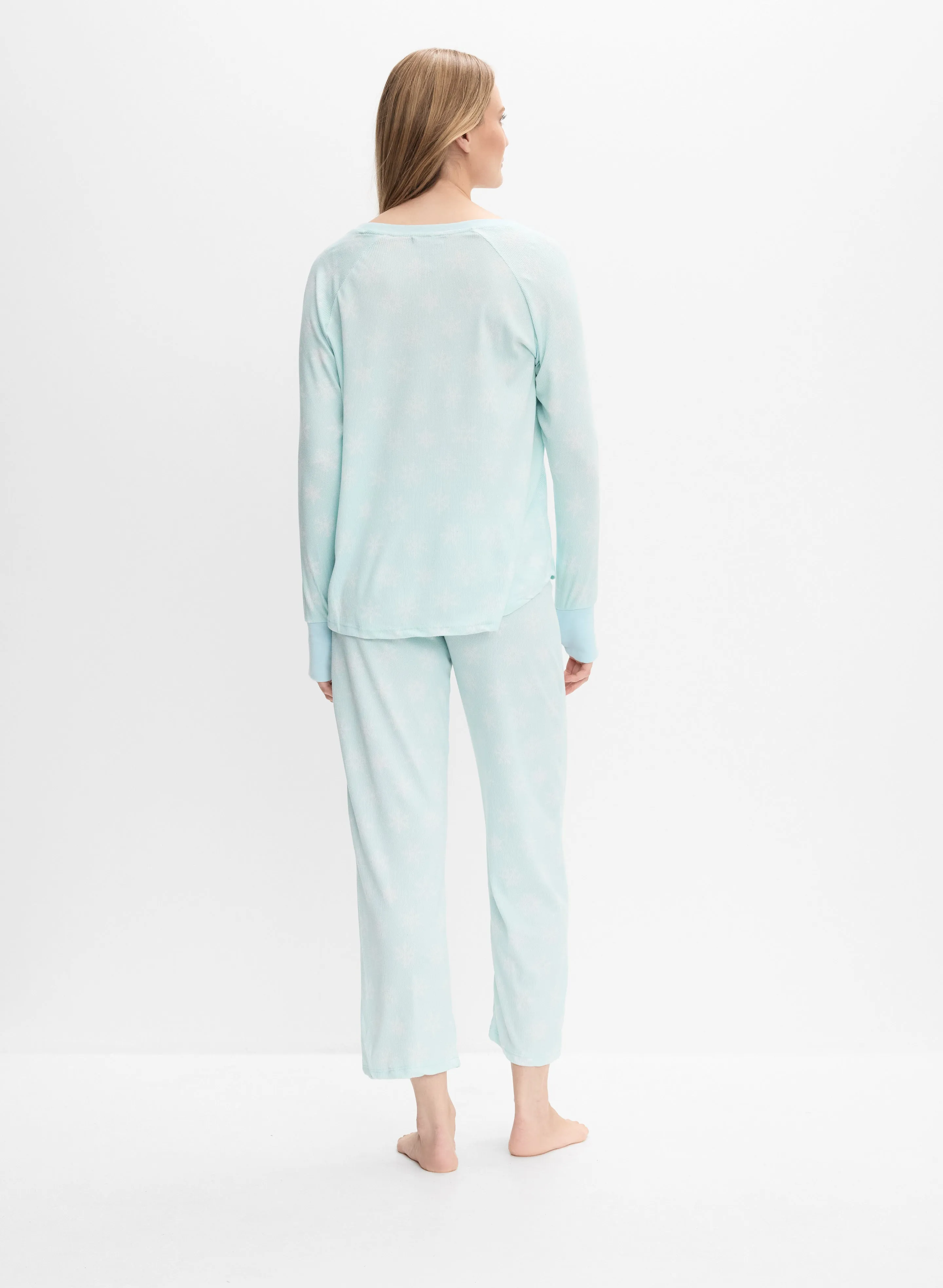 Snowflake Print Pyjama Set sold by Melanie Lyne product image thumbnail 3