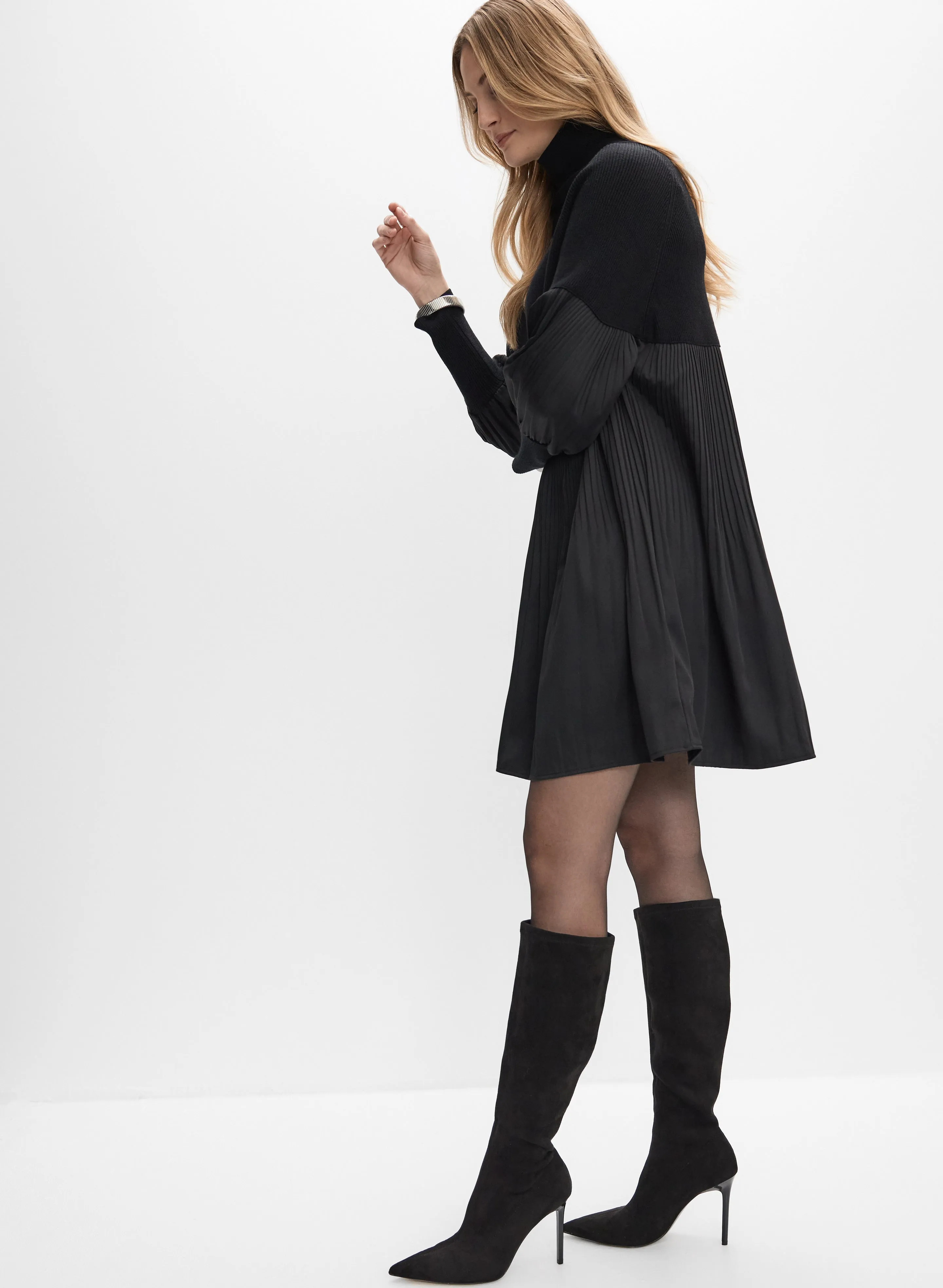 Pleated Detail Dress sold by Melanie Lyne product image thumbnail 3