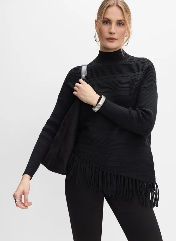 Fringe Hem Pullover sold by Melanie Lyne