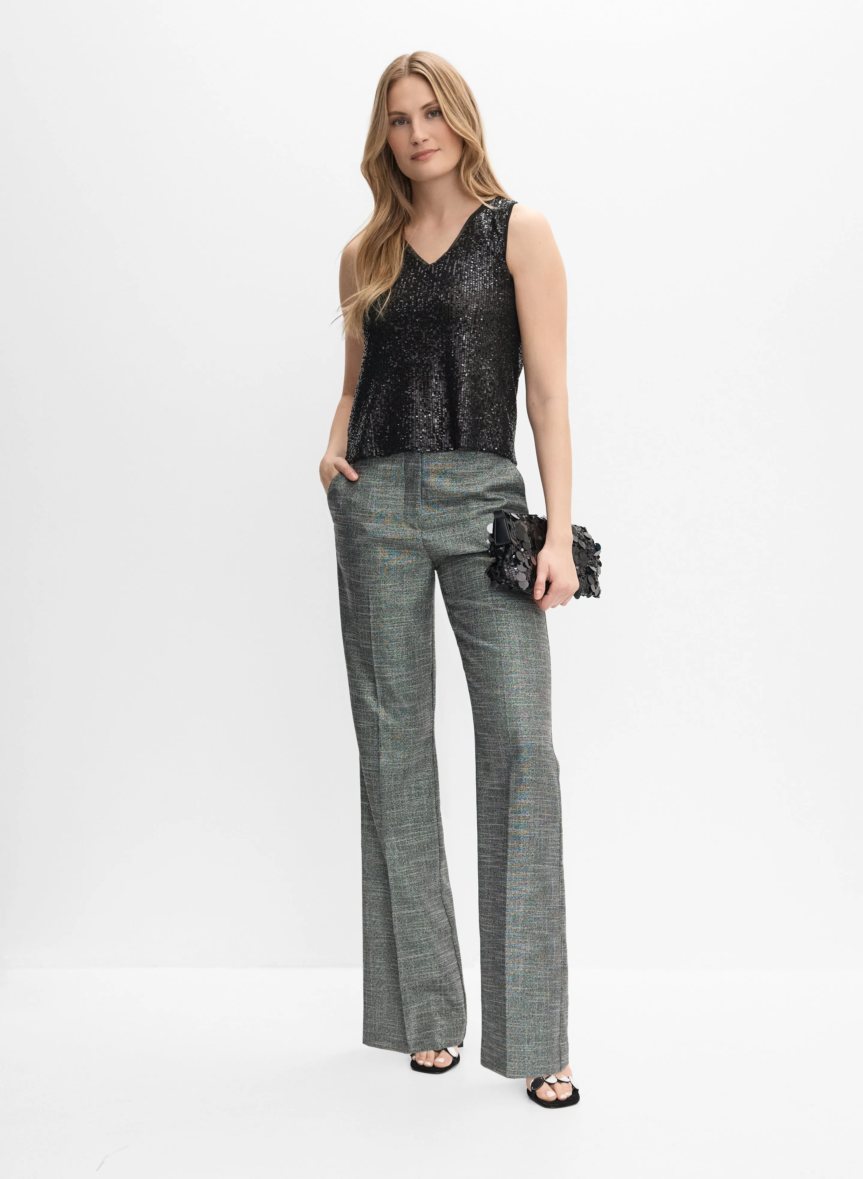 Sequin Sleeveless Top sold by Melanie Lyne product image thumbnail 3