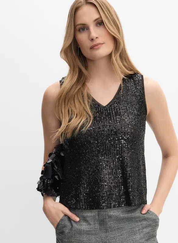 Sequin Sleeveless Top sold by Melanie Lyne