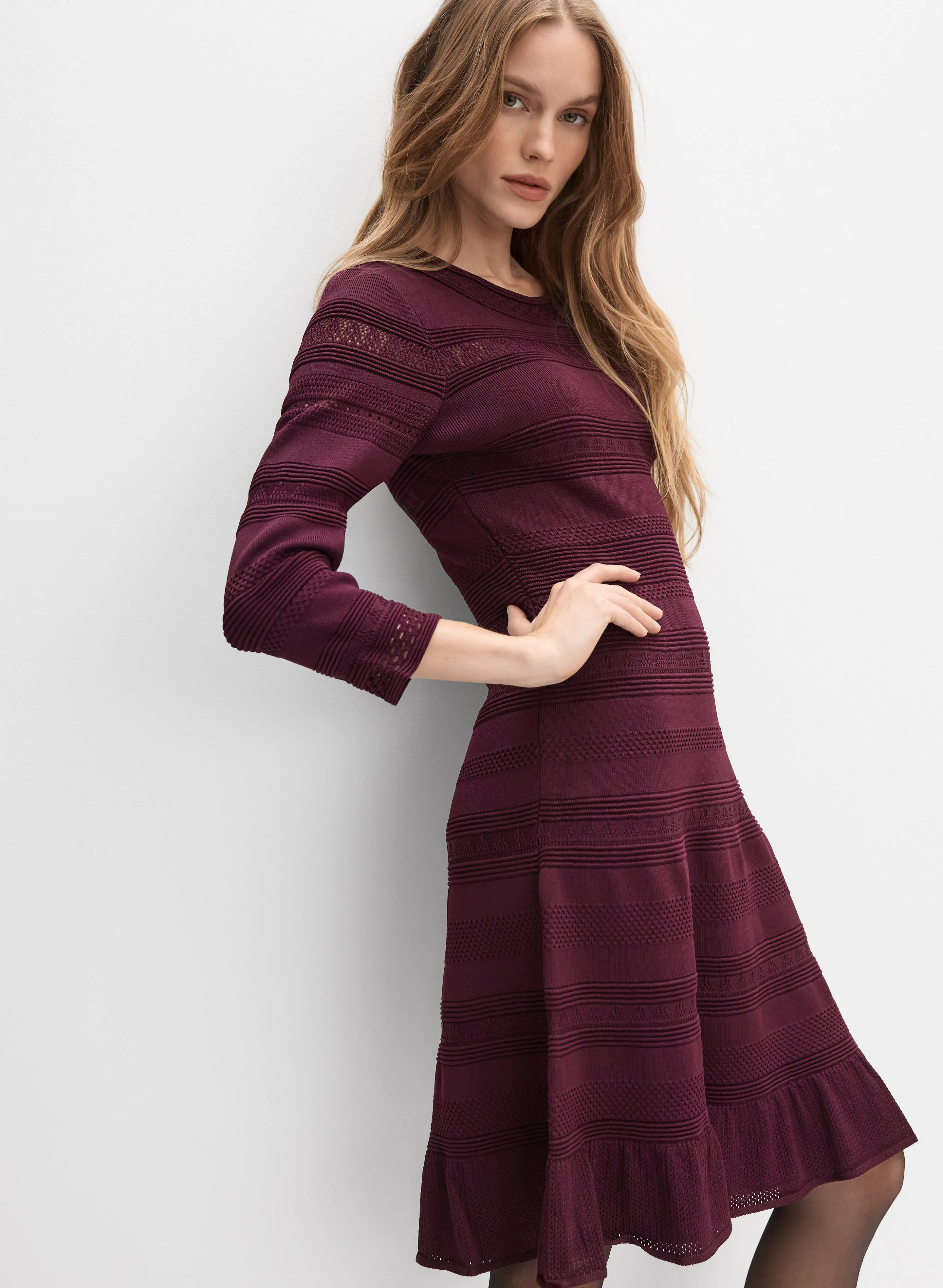 Textured Knit Dress sold by Melanie Lyne product image thumbnail 2