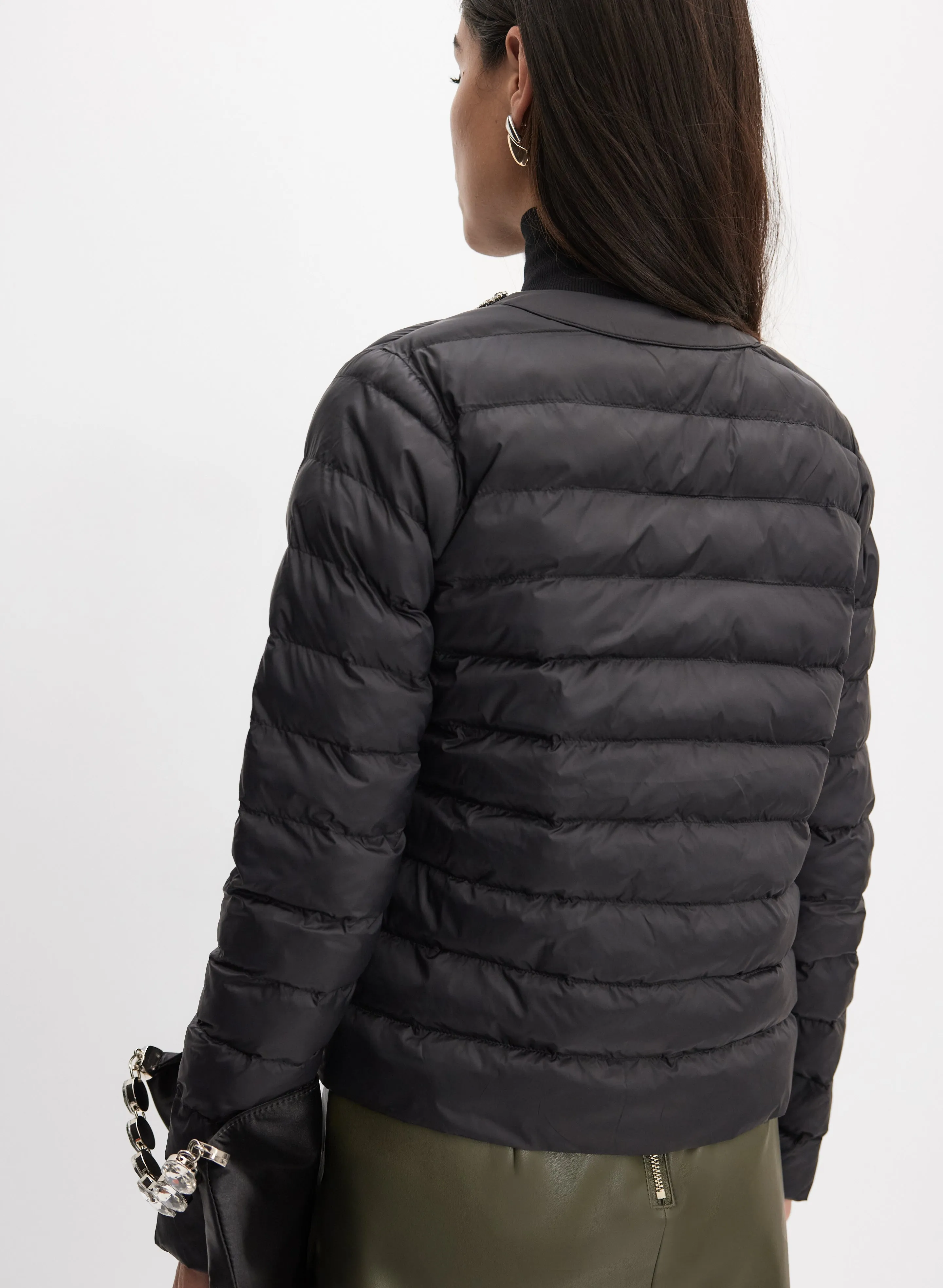 Cropped Quilted Jacket sold by Melanie Lyne product image thumbnail 4