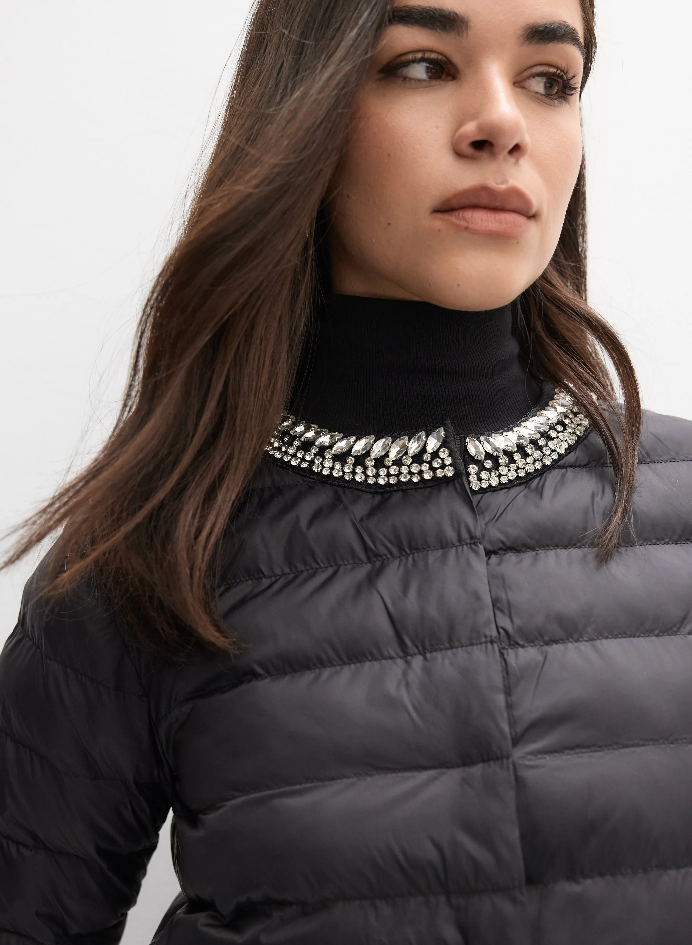 Cropped Quilted Jacket sold by Melanie Lyne product image thumbnail 3