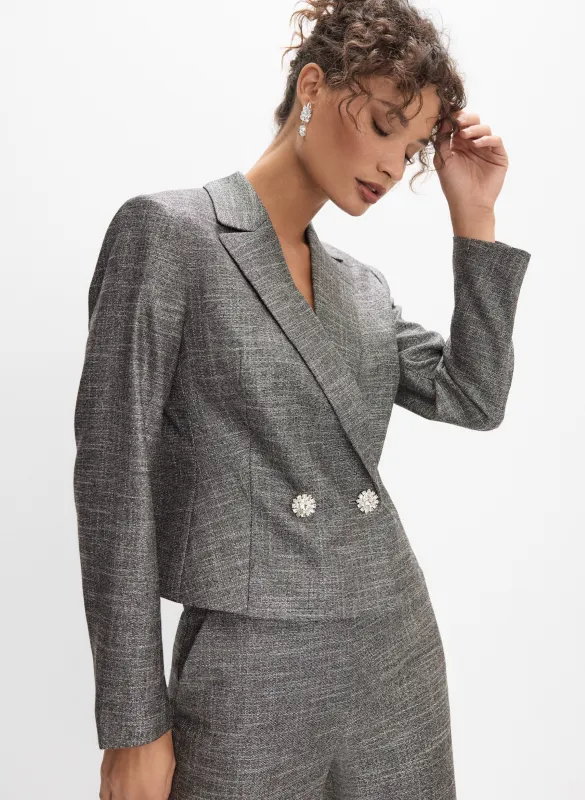 Metallic Cropped Blazer sold by Melanie Lyne