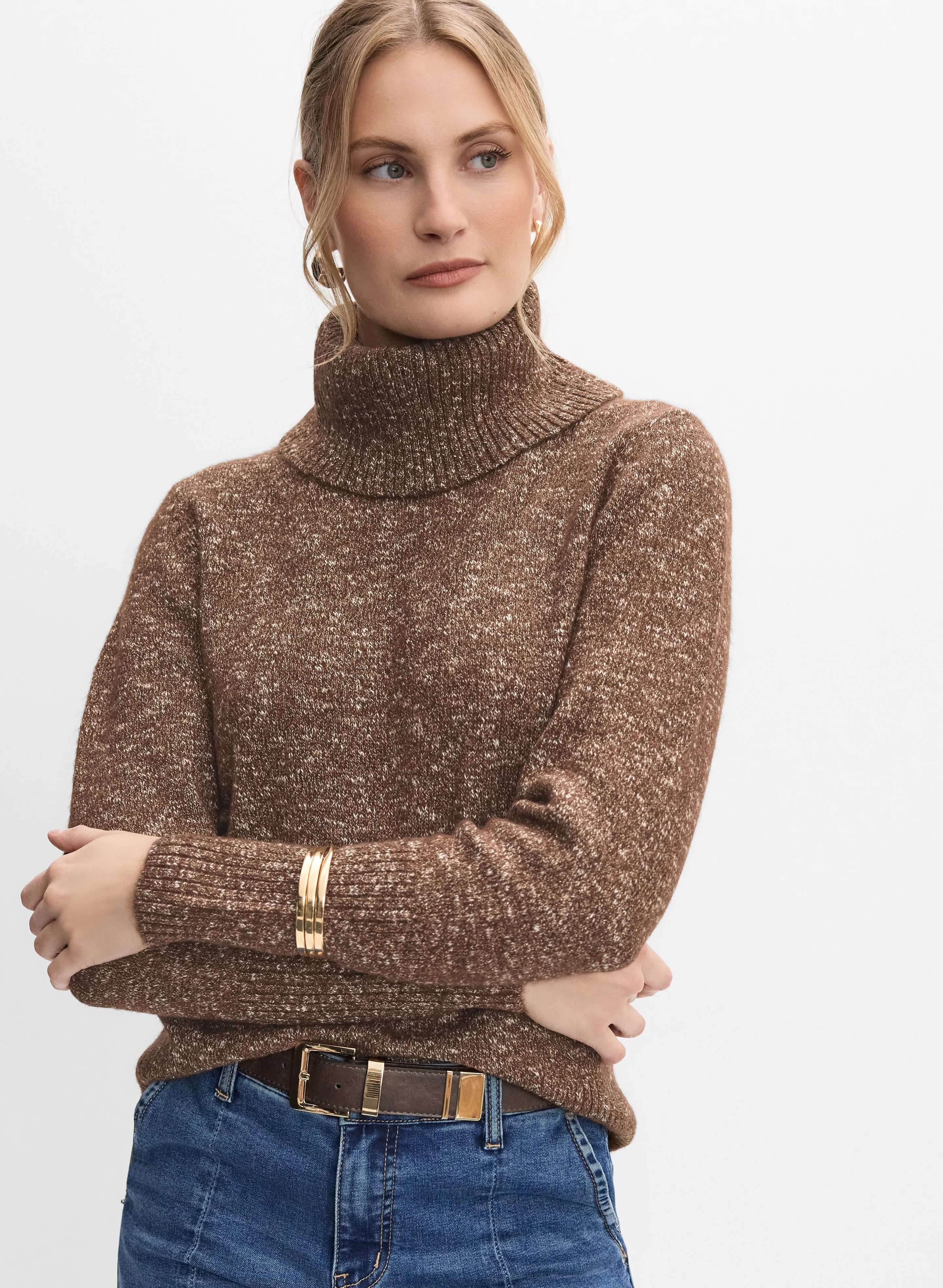 Ribbed Turtleneck Sweater sold by Melanie Lyne