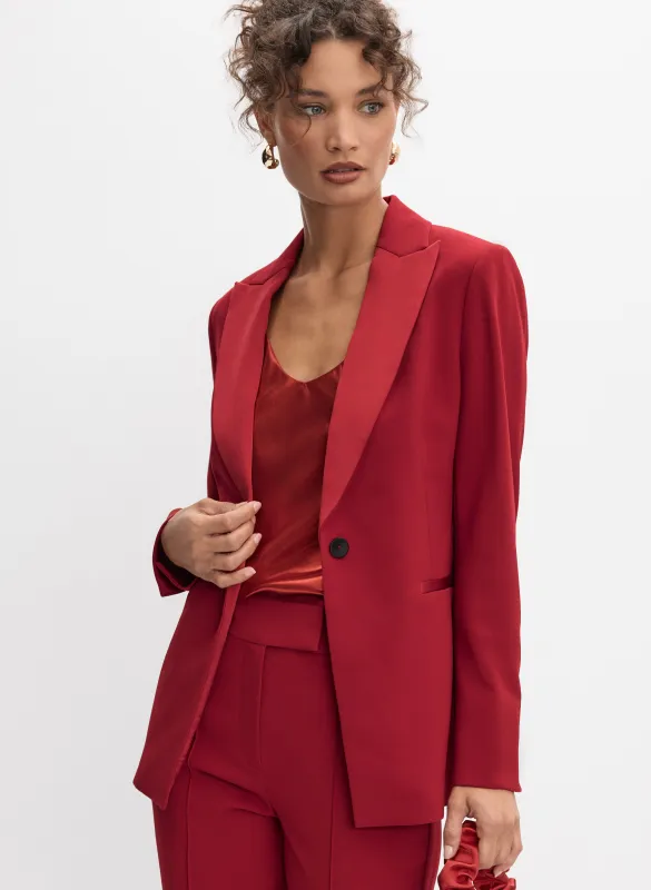 Satin Trim Blazer sold by Melanie Lyne