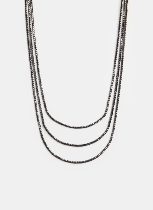 Multi-Strand Crystal Necklace sold by Melanie Lyne