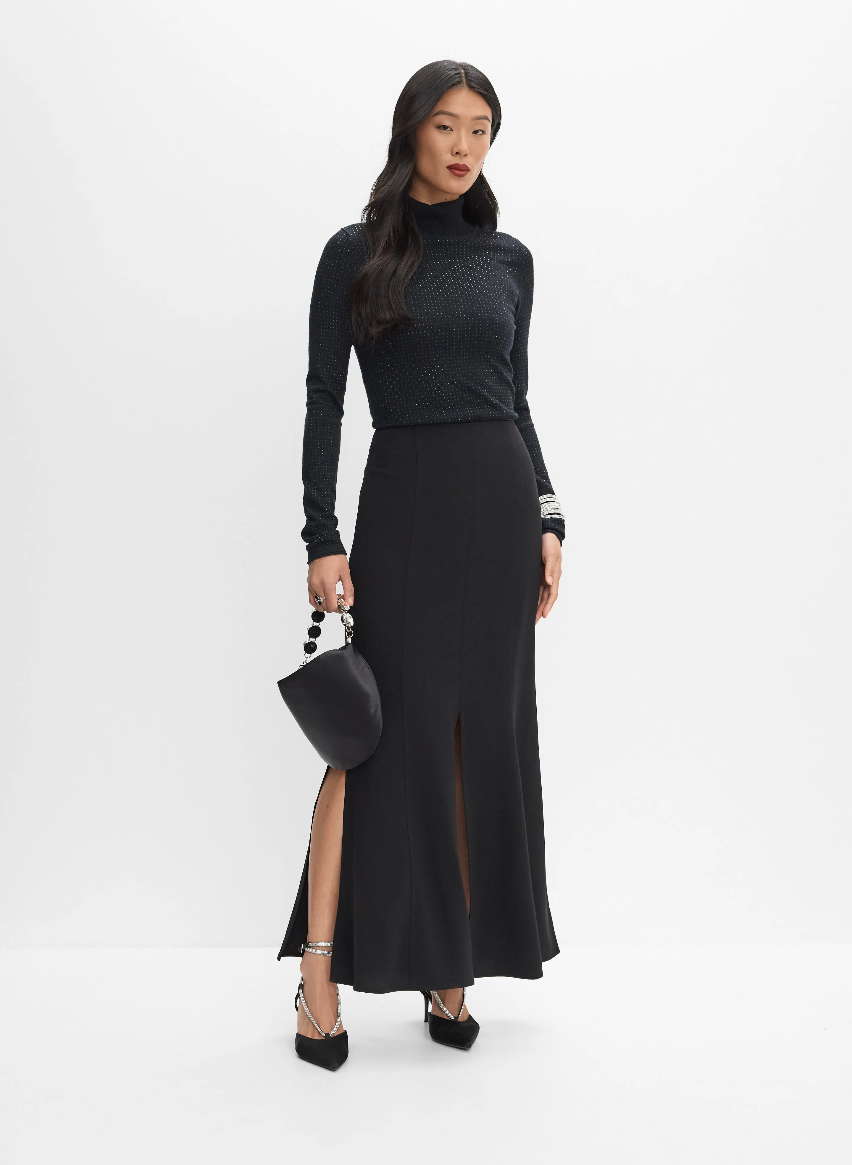 Slit Maxi Skirt sold by Melanie Lyne product image thumbnail 4
