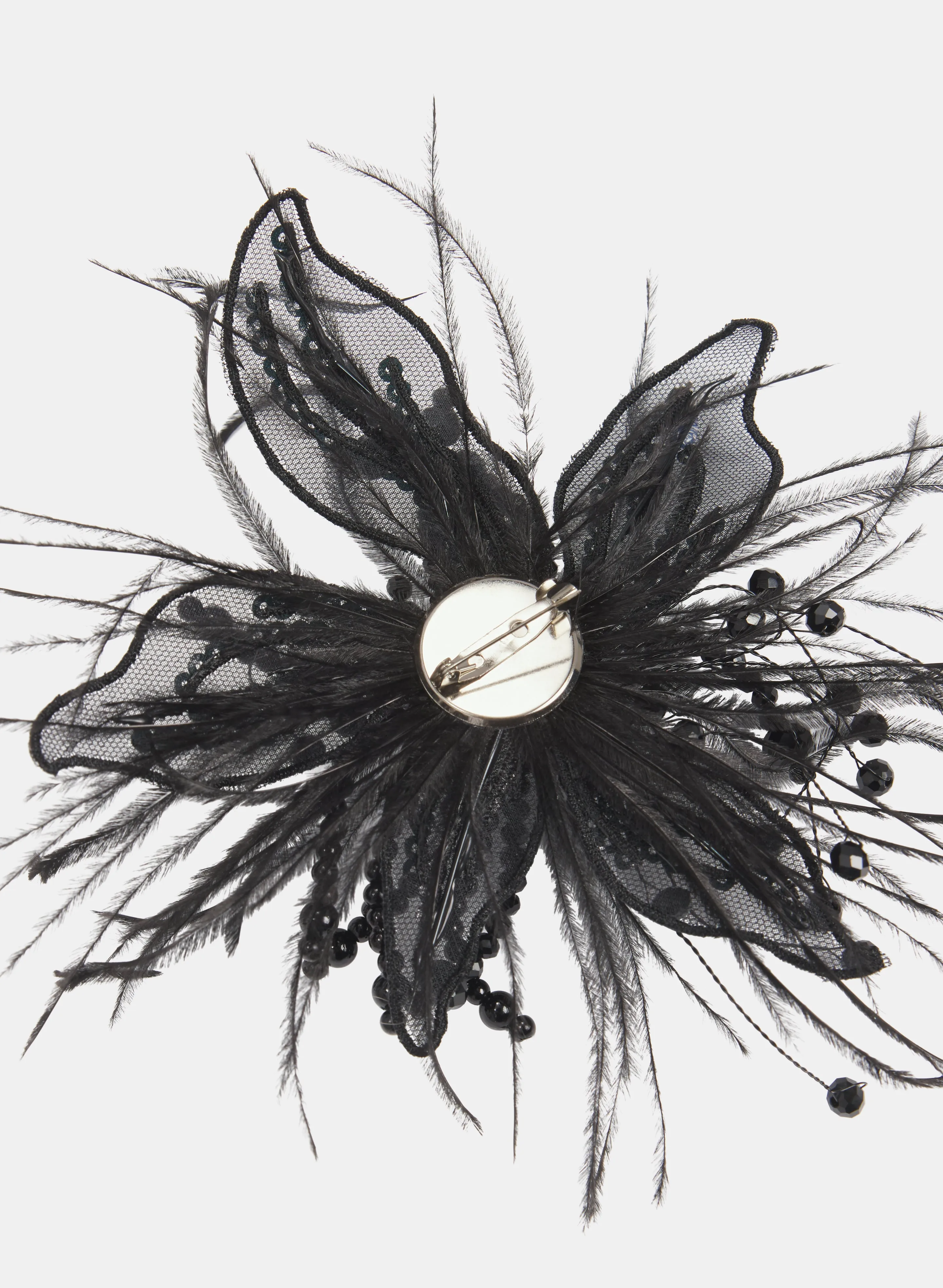 Sequin & Feather Brooch sold by Melanie Lyne product image thumbnail 2