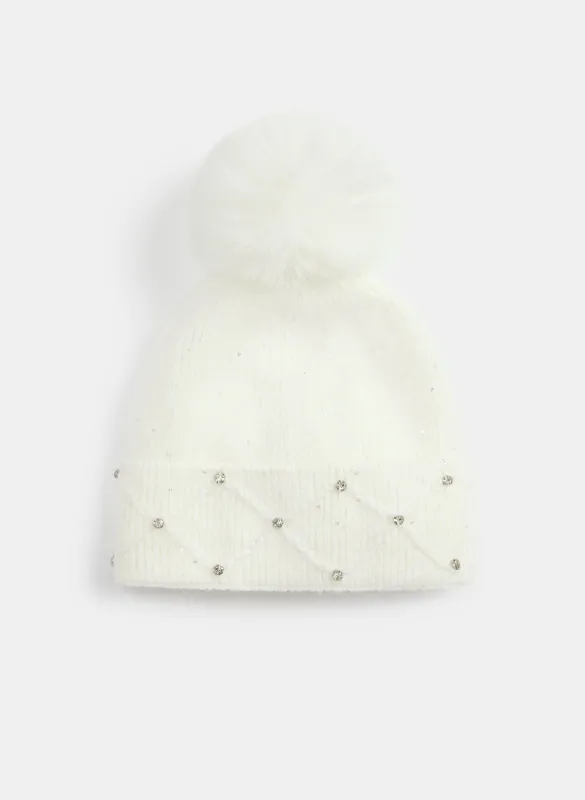 Rhinestone Detail Tuque sold by Melanie Lyne
