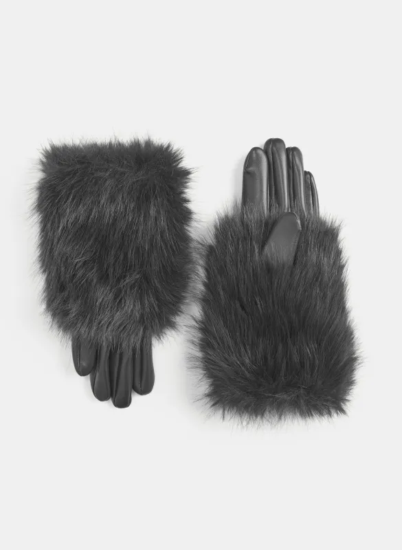 Faux-Fur Gloves sold by Melanie Lyne